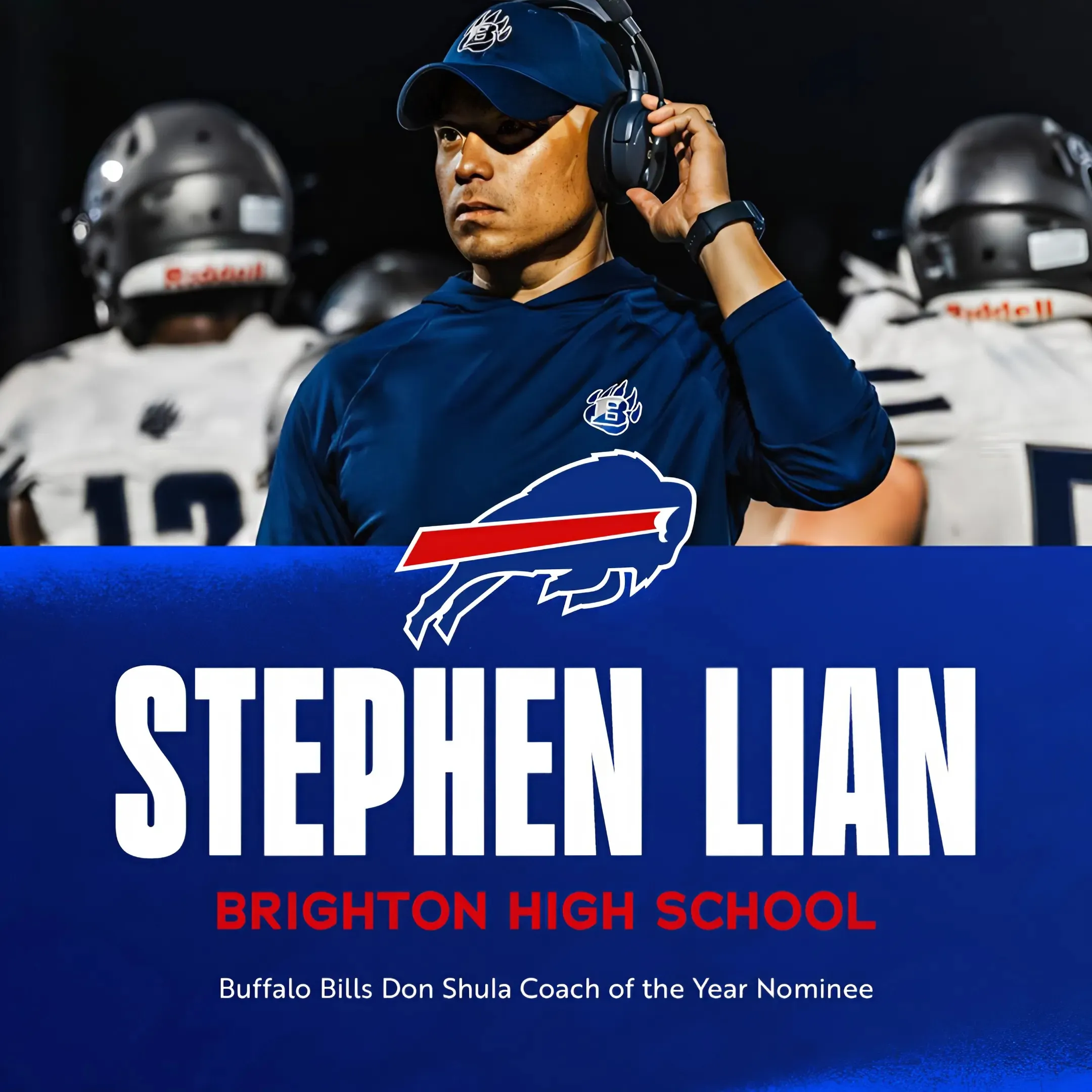 Stephen Lian named the Buffalo Bills nominee for the Don Shula Coach of the Year Award