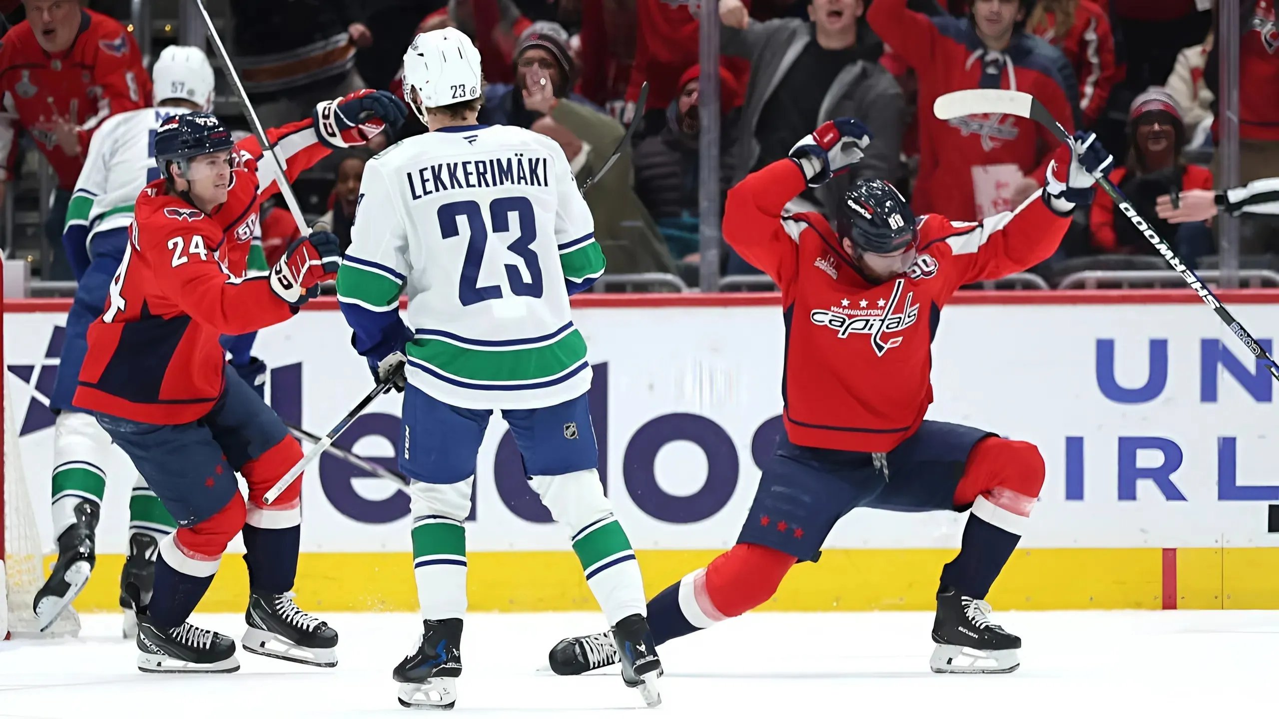 Dubois scores twice, lifts Capitals past Canucks in OT trucc