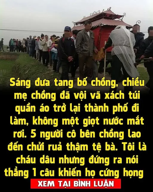 Bố chồng tôi hưởng dương 52 tu..