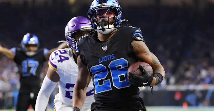 Lions running back Jahmyr Gibbs wins another award for how he finished season