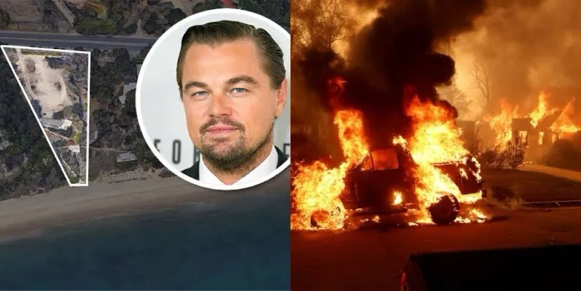 Leonardo DiCaprio and Vittoria Ceretti Escape Pacific Palisades Mansion Amid Raging $13.5M Wildfire Threat