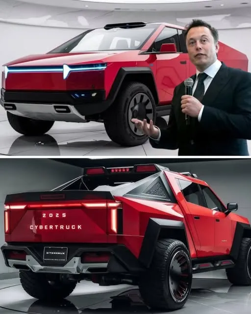 Elon Musk Unveils Tesla’s 2025 Cybertruck Design: A Futuristic Revolution That Stuns the World