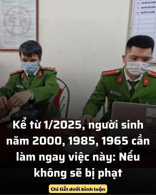 Những người s,inh các năm 2000, 1985, 1965 cần làm ngay việc này trong năm 2025