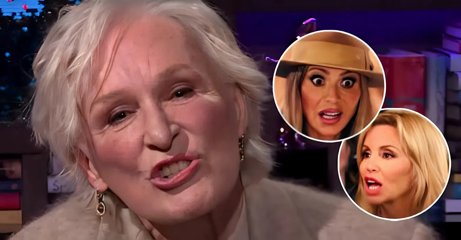 Glenn Close Reenacts Dorit Kemsley's Camille Grammer Takedown on WWHL