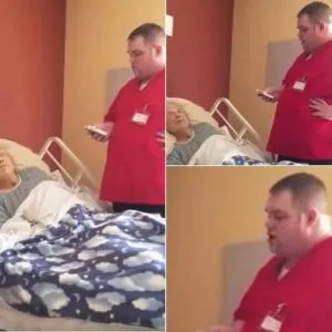 P1. Dying woman tells nurse final wish, he pulls device out of his pocket to grant her it