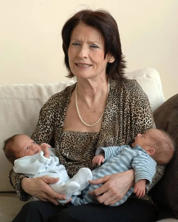 P4. World's oldest mom gave birth to twin boys at 66 and was called selfish by her own family – now there is a sad update