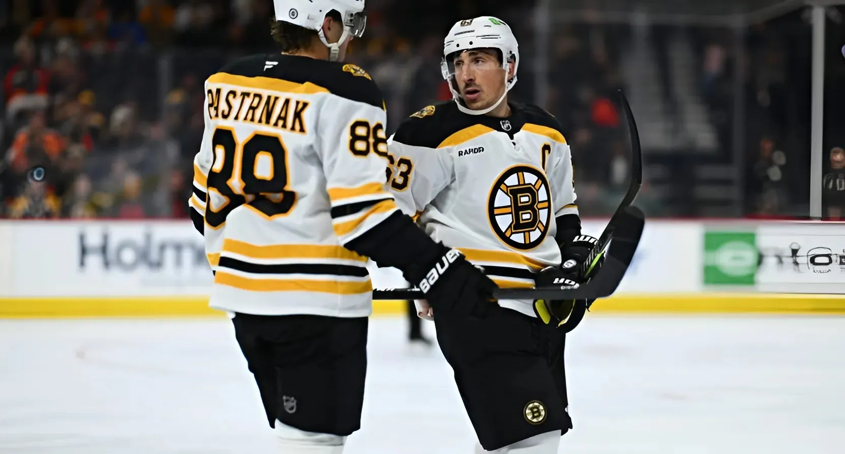 Bruins’ Brad Marchand blasts radio host’s ‘blatant lies’ claiming rift with teammate