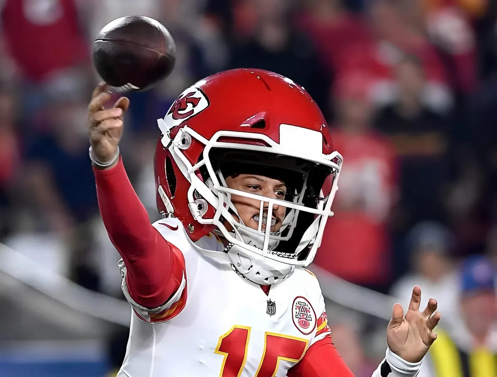 Why does Patrick Mahomes wear his helmet so high? Kansas City Chiefs superstar makes strange change to unique gear