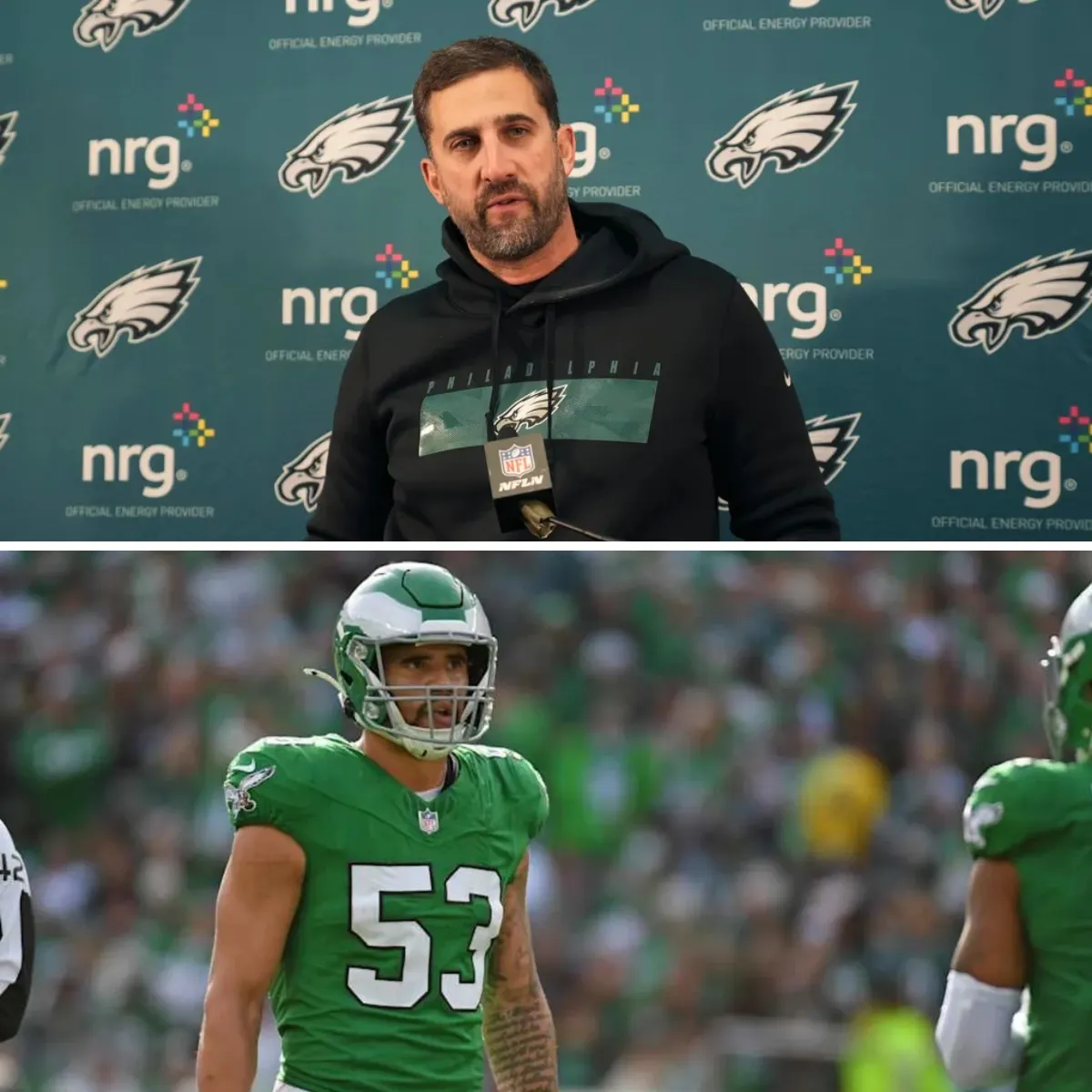 Eagles' Nick Sirianni delivers 'impressive' take on Zack Baun amid All-Pro campaign