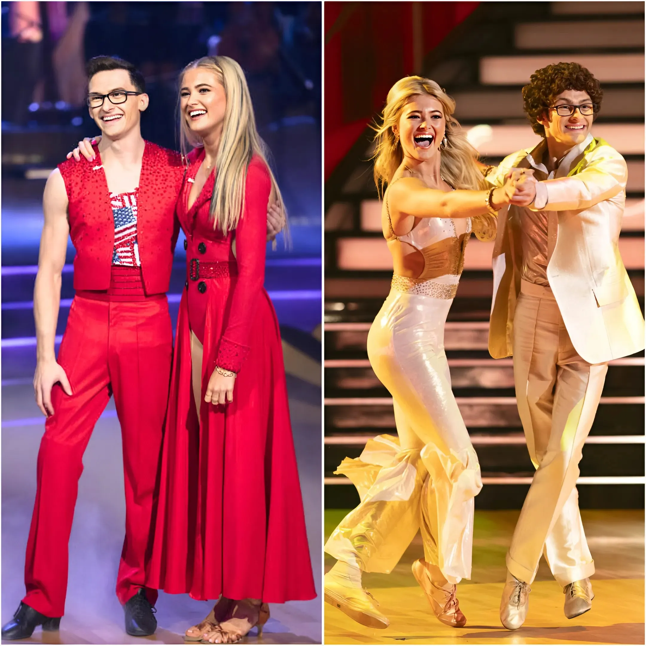 Stephen Nedoroscik and Rylee Arnold show off impressive dance moves as they reunite for the DWTS Tour