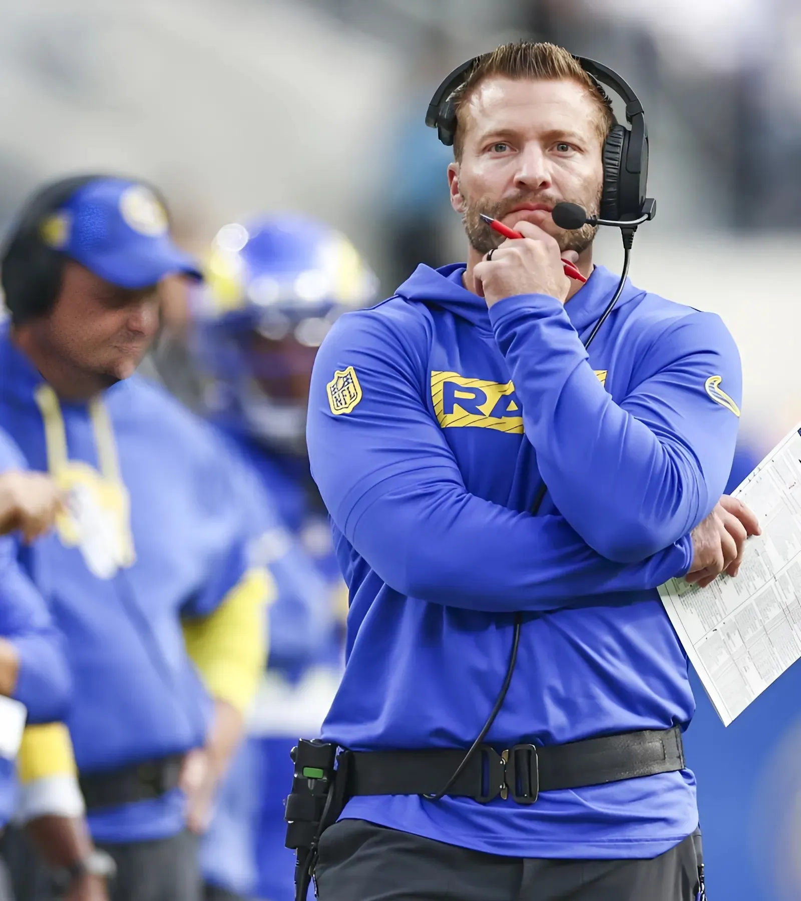 Rams' Sean McVay opens up about family evacuation before Wild Card Monday