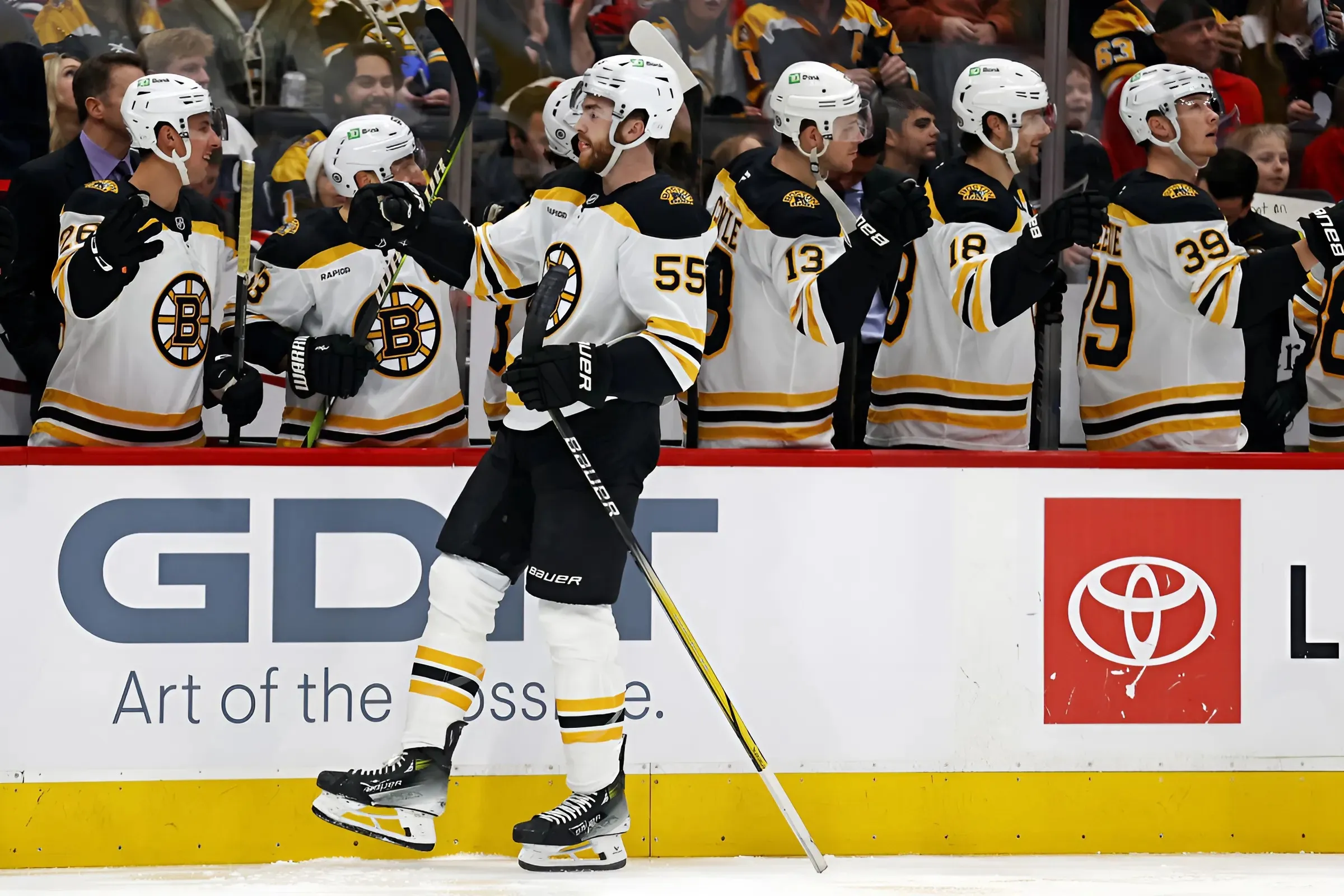 Boston Bruins forward surprisingly pops up on trade bait board