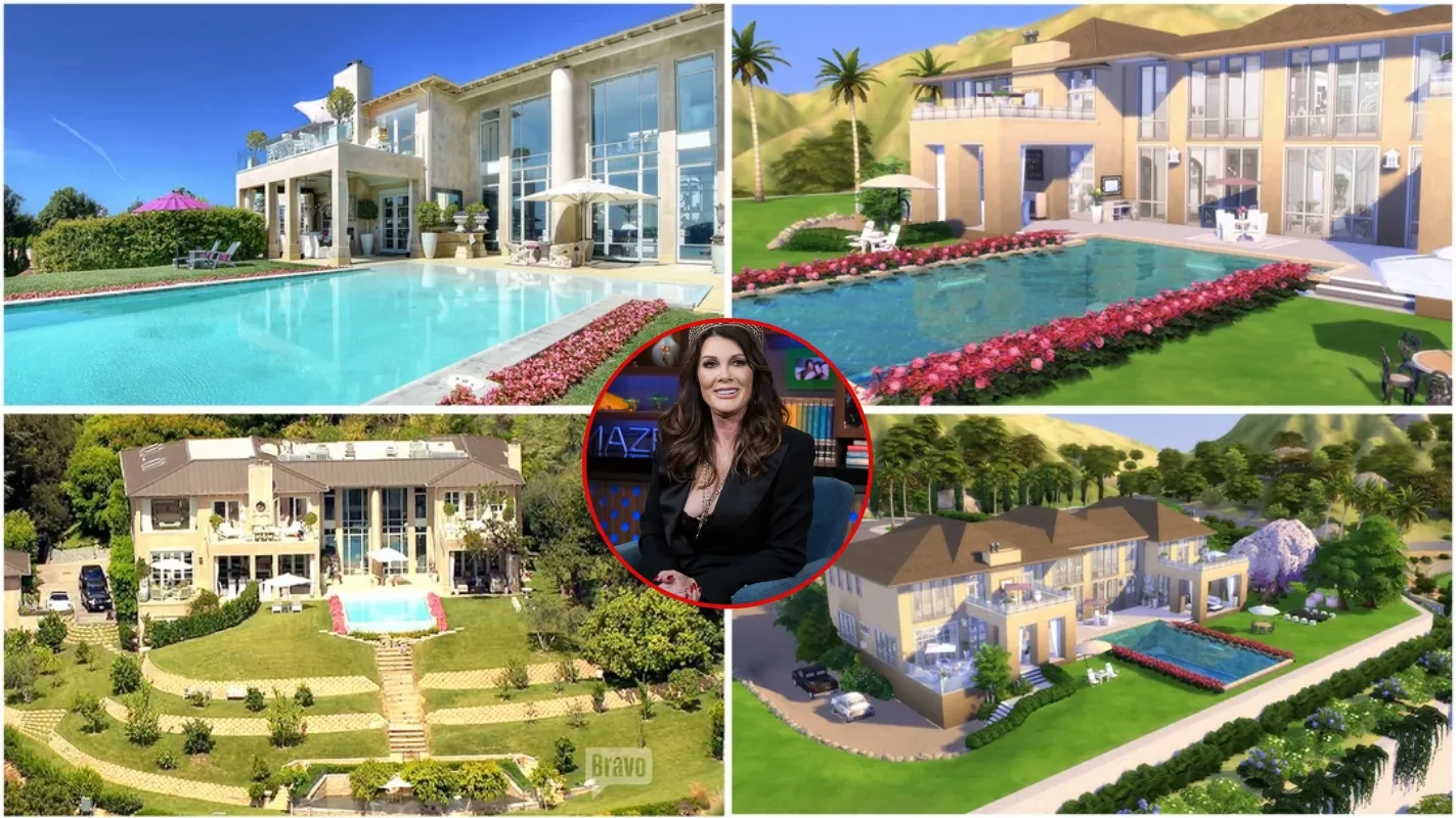 Sims 4 Version of Lisa Vanderpump's Villa Rosa (No CC)