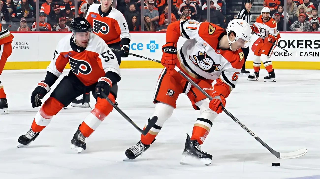 Philadelphia Flyers Mock Cutter Gauthier After Dominating 6-0 Win Over the Ducks