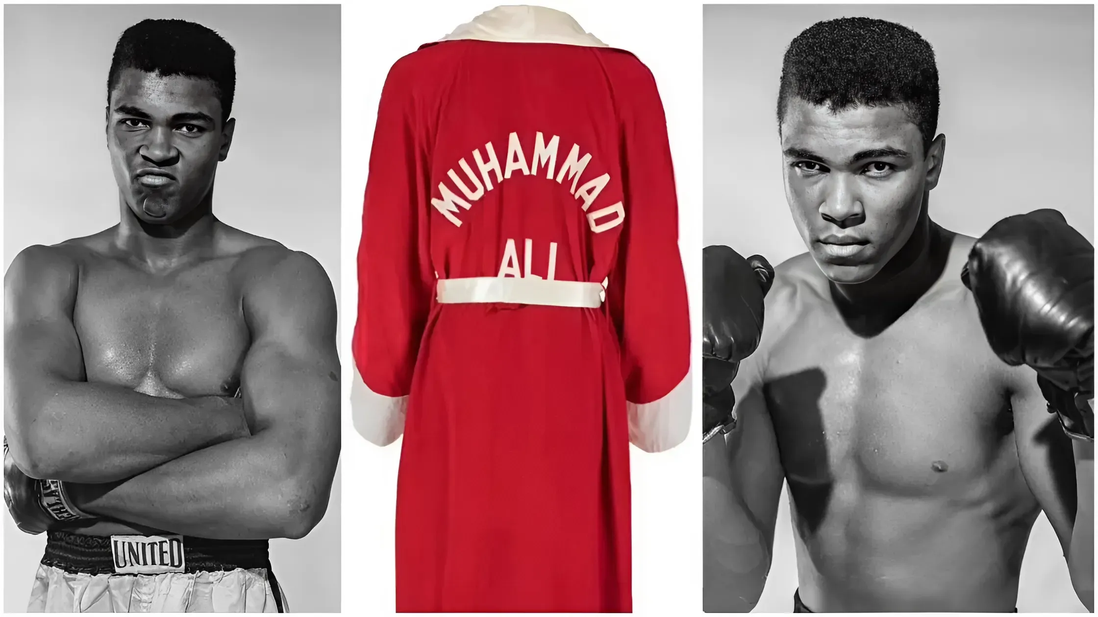 Muhammad Ali's iconic red robe he wore for 'Fight of the Century' set to be sold at auction