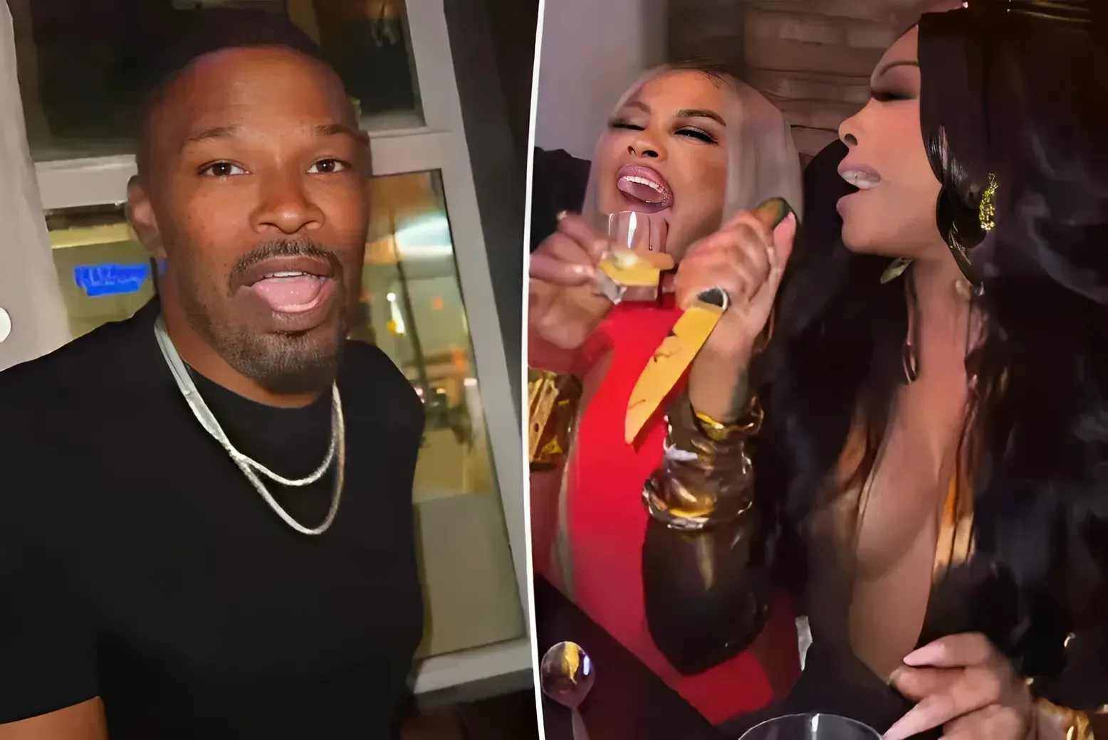 Jamie Foxx Hits the Miami Scene with Phaedra Parks, Cynthia Bailey, and Porsha Williams in a Night of Fun and Dancing