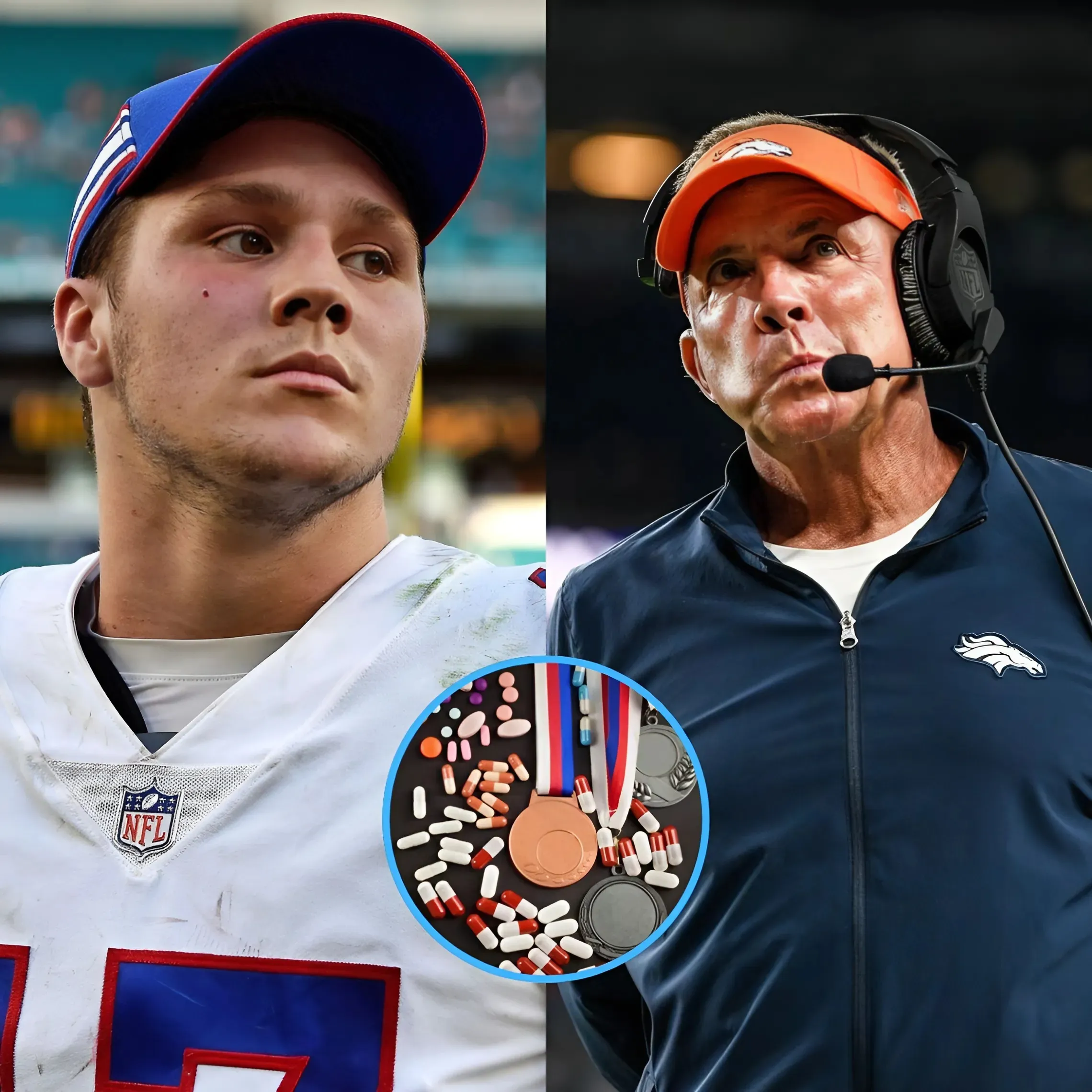 Denver Broncos Head Coach Sean Payton has asked the NFL organization to conduct a doping test on Josh Allen, suspecting that Coach Sean Mcdermott is using all necessary measures to ensure victory.