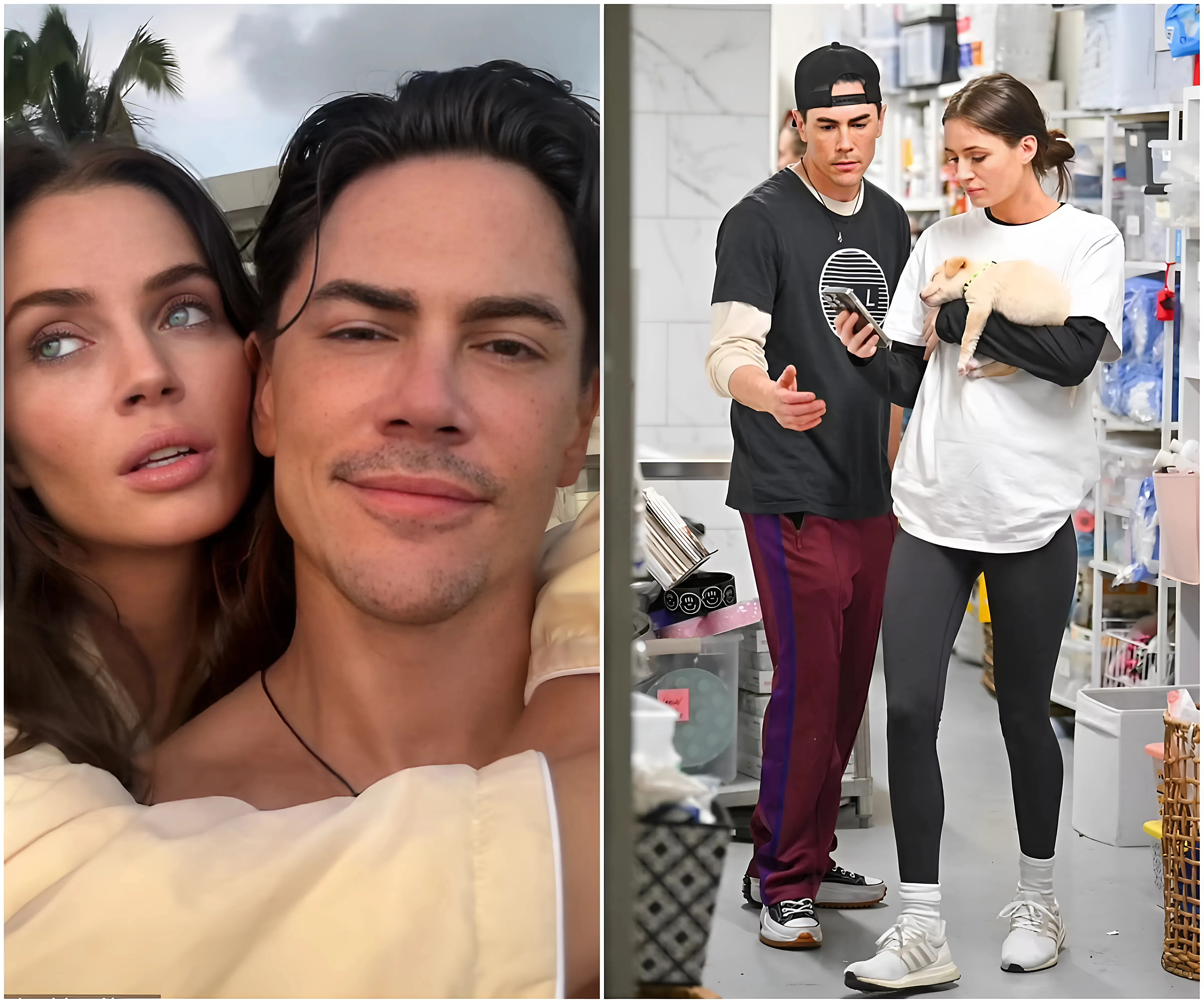 Vanderpump Rules' Tom Sandoval and Victoria Lee Robinson foster puppy after helping animals amid LA fires