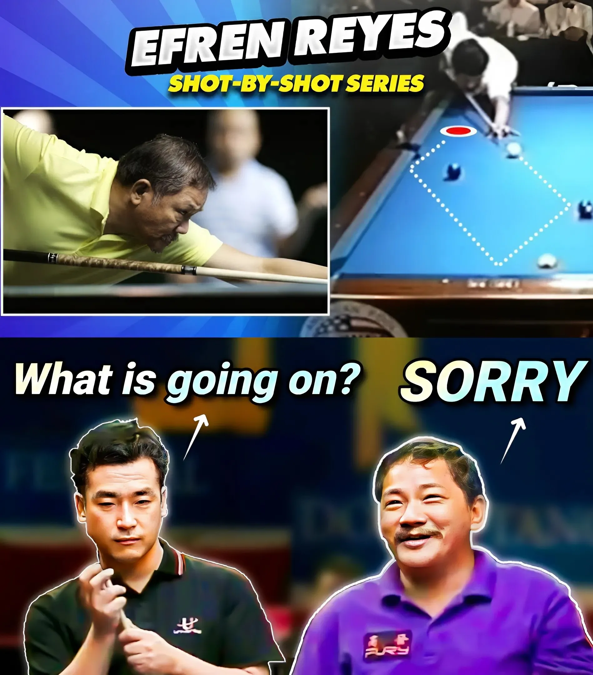 Despite his best efforts, EFREN REYES IS UNSTOPPABLE!