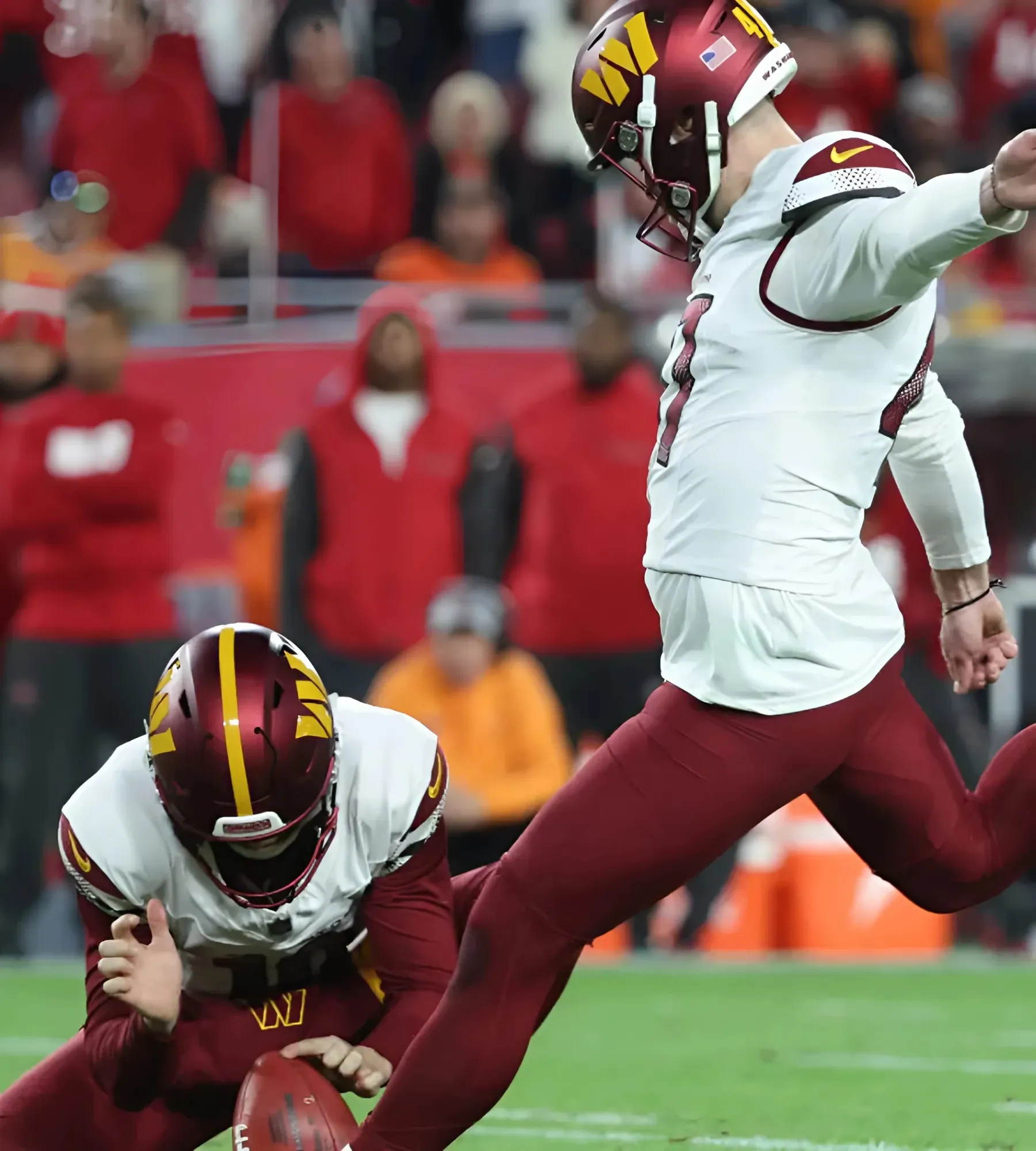 Video Reveals Immediate Message of Commanders Kicker After Playoff Heroics