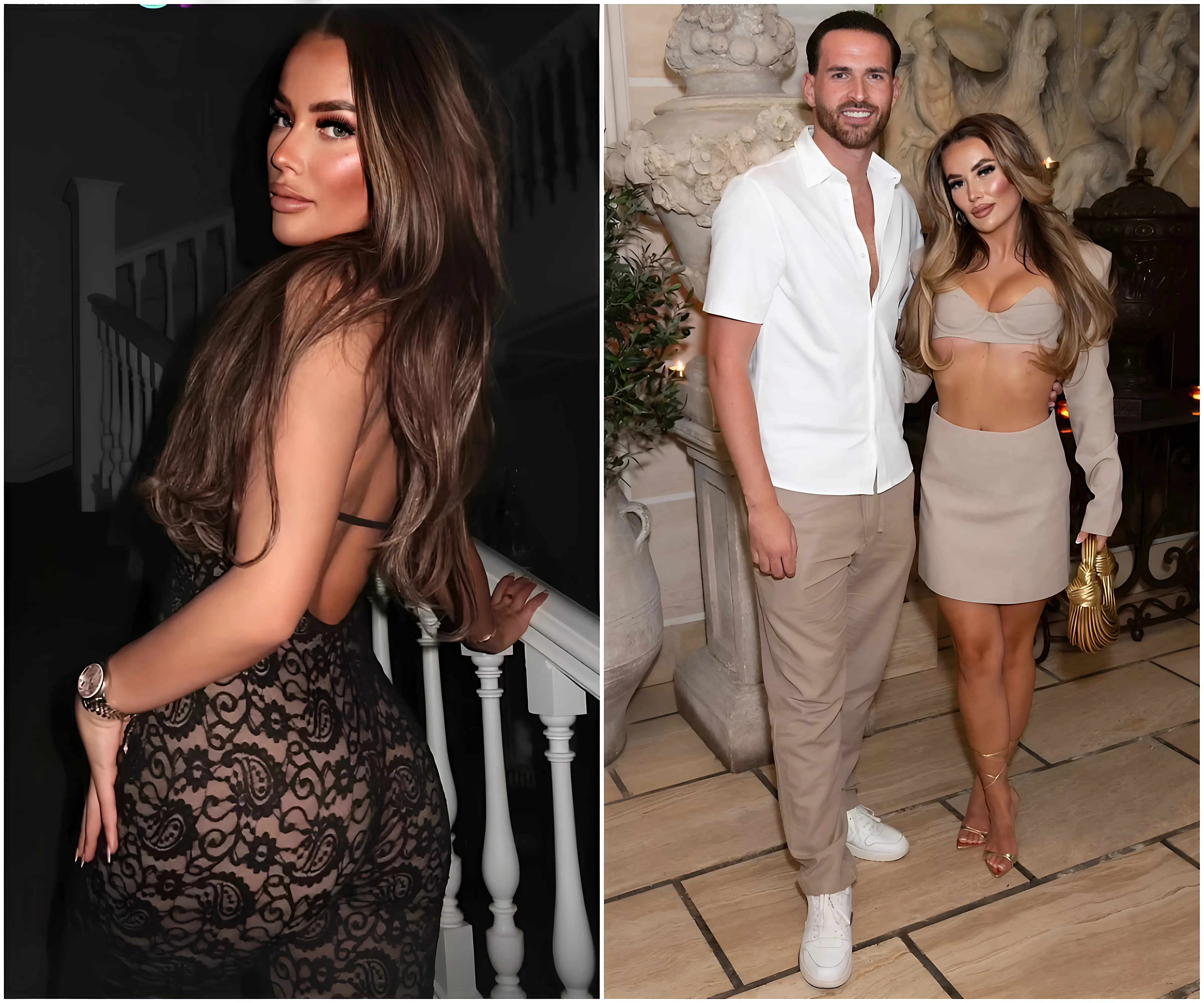 Love Island's Harriett Blackmore teases shock reunion with 'cheating' ex Ronnie Vint on All Stars as she flaunts her jaw-dropping figure in a racy sheer bodysuit for sizzling snaps - suong