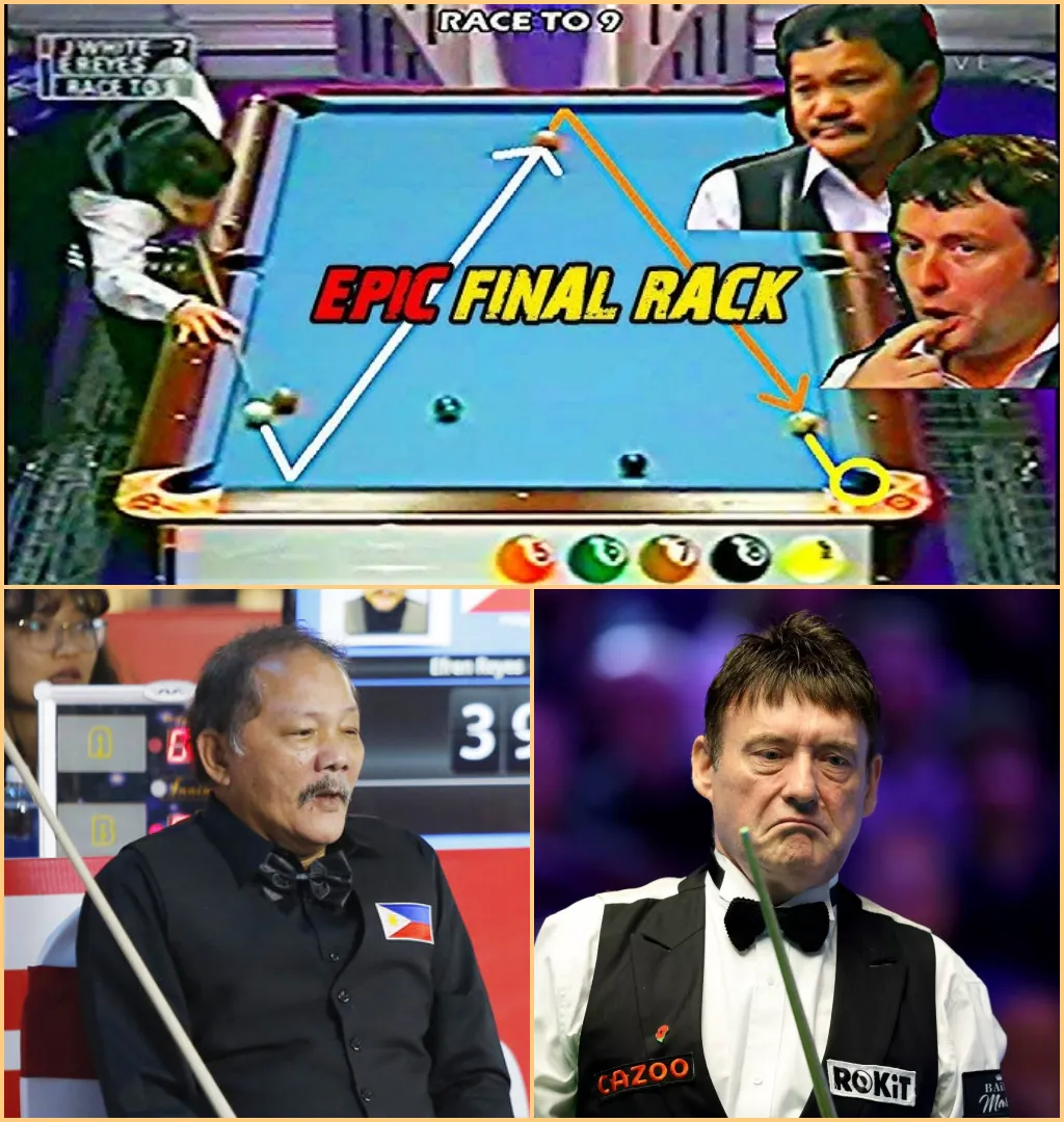 Fighting to the end EFREN REYES EPIC was serious when faced with a formidable opponent. Efren Reyes Vs. Jimmy White