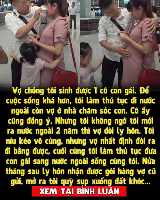 Nửa tháng sau lyhôn nhận được gói hàng vợ cũ gửi, mở ra tôi quỳ s:ụp xuống đất kh:ó:c