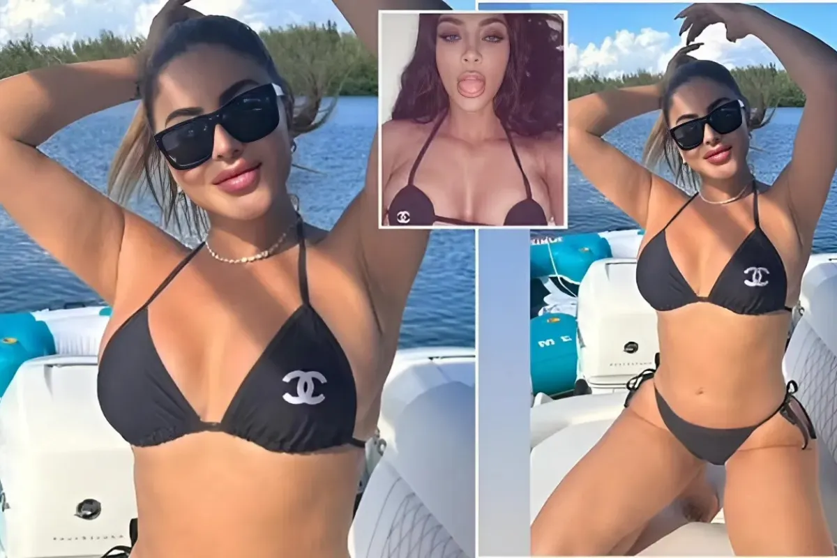 Larsa Pippen, 50, models skimpy bikini inspired by ex-friend Kim Kardashian's Chanel suit as she 'prays' for LA-quang