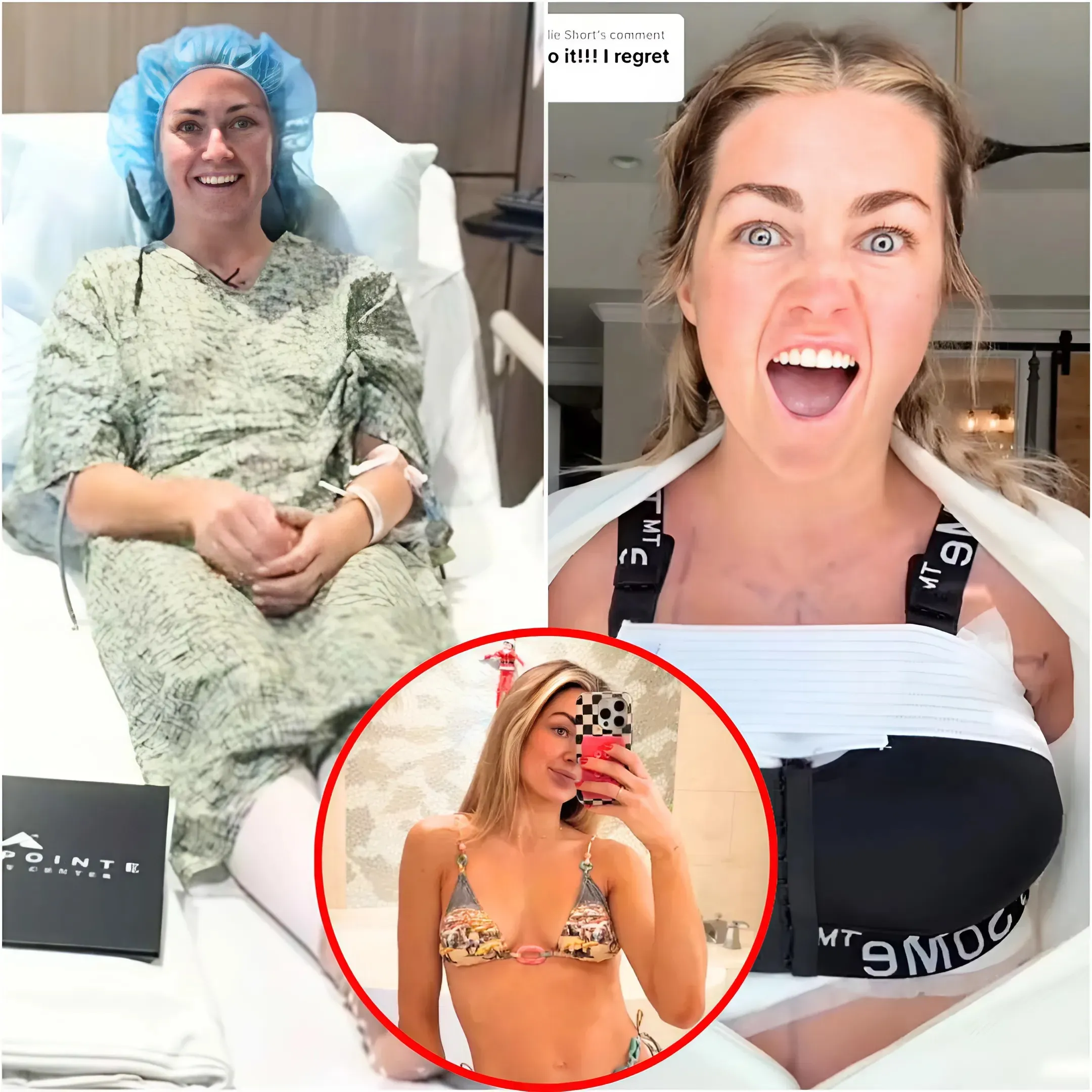 DWTS pro Lindsay Arnold unveils new breast implants after fan warns she'll 'regret' surgery