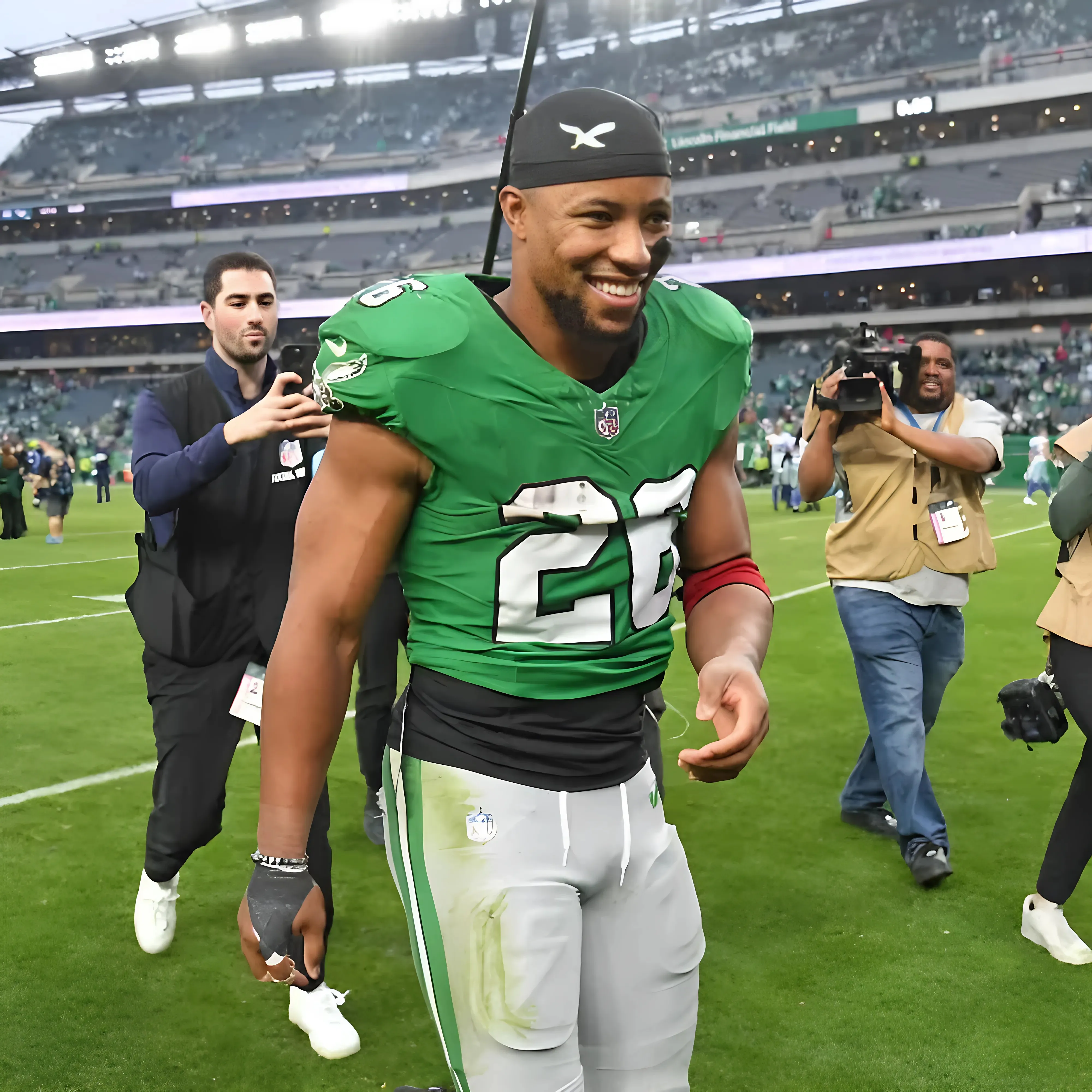 Penn State Reacts to Saquon Barkley News Ahead of Rams-Eagles Playoff Game - suong