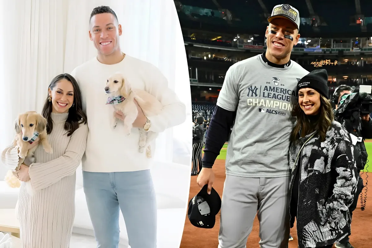 Yankees star Aaron Judge confirms wife Samantha Bracksieck is pregnant with their first baby - lulu