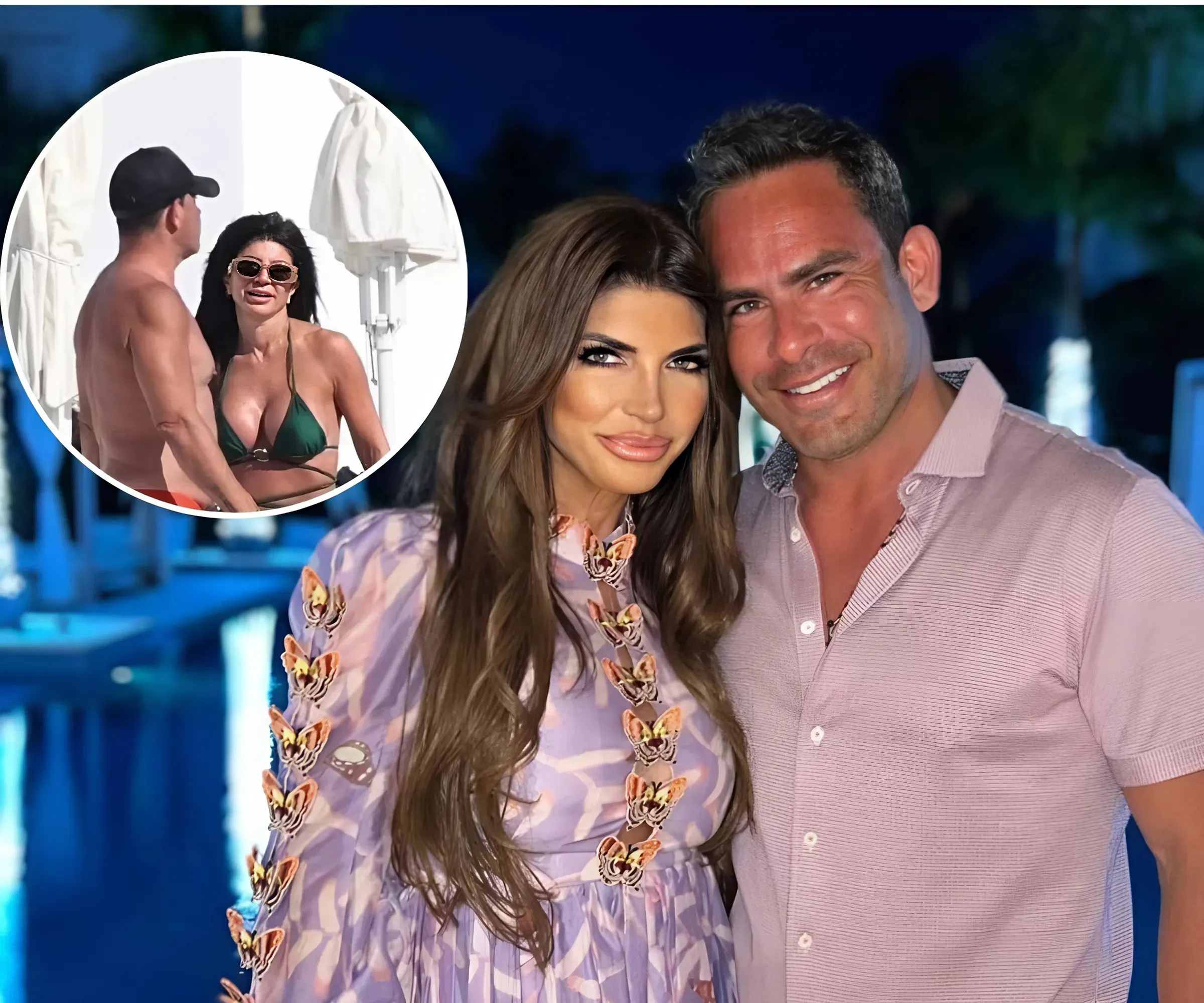 "Teresa Giudice causes shock: Luis Ruelas forces her to wear thongs to 'attract attention' on the beach!"