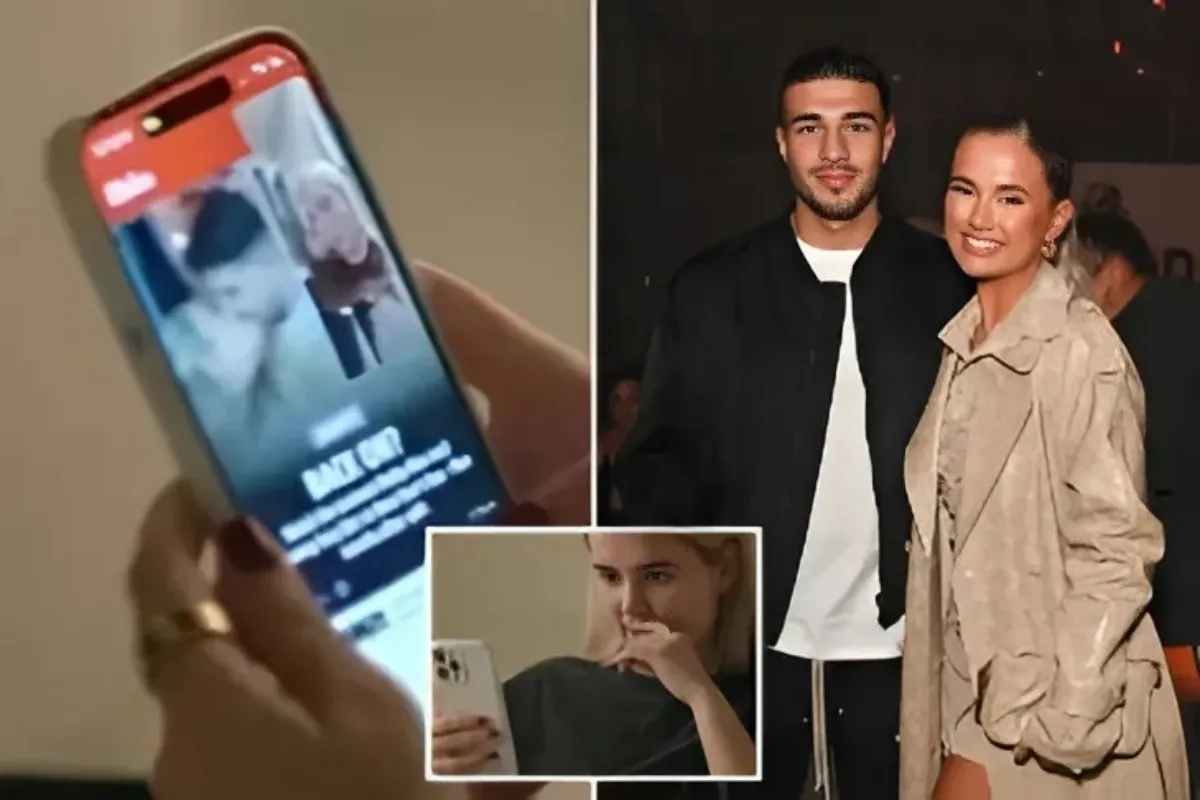 Watch the moment shocked Molly-Mae reacts to Tommy Fury NYE kiss photo for the first time after The Sun’s exclusive ngocc