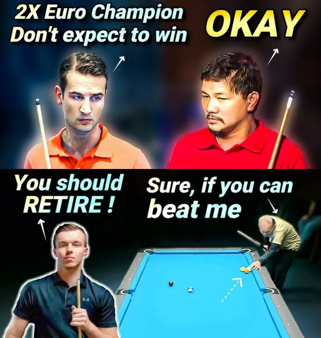 The day all of Europe was shaken: Efren Reyes defeats the most famous self-made billiards player in America