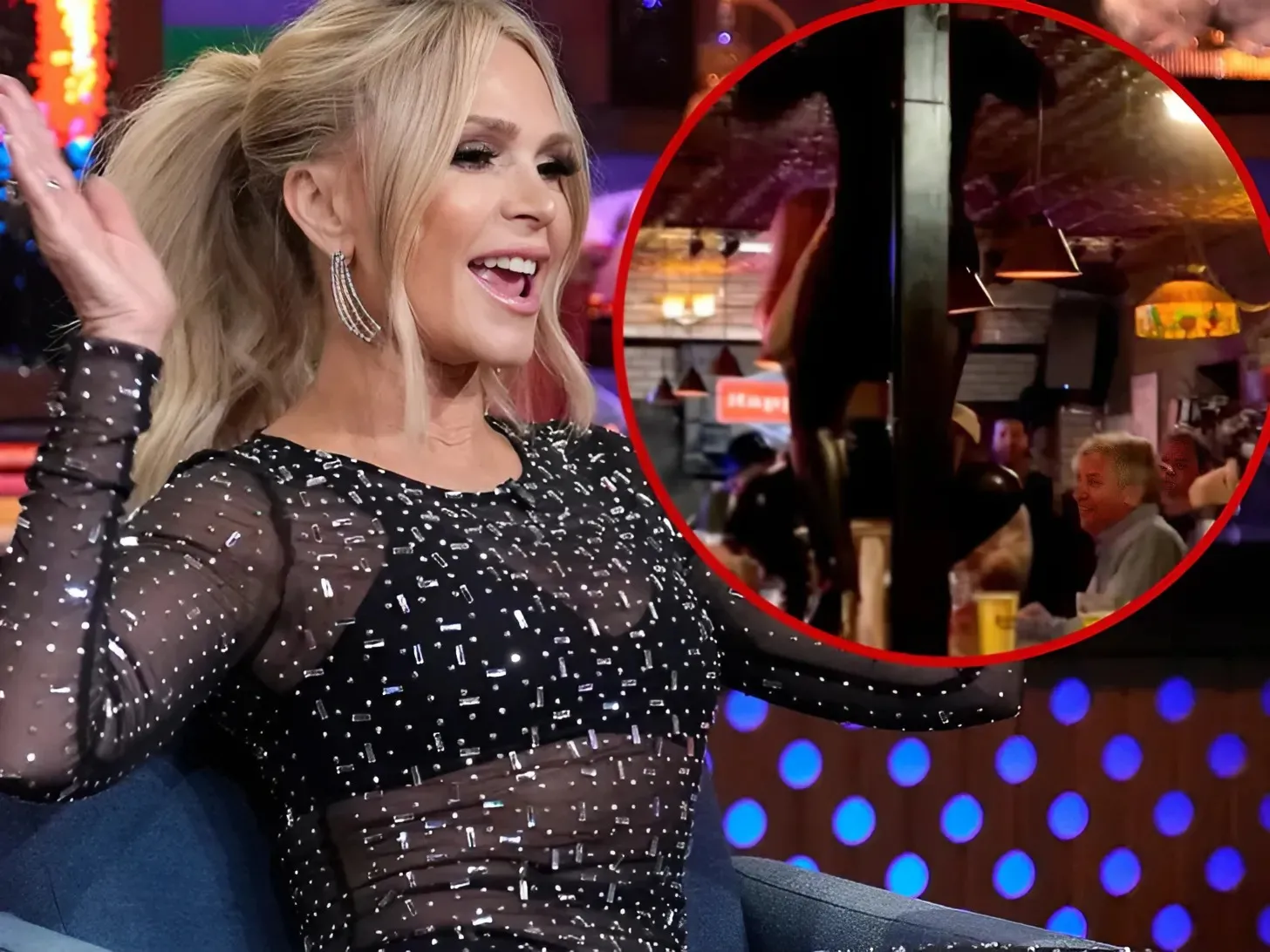 Tamra Judge Falls While Wildly Dancing on Top of a Bar As RHOC Cameras Roll