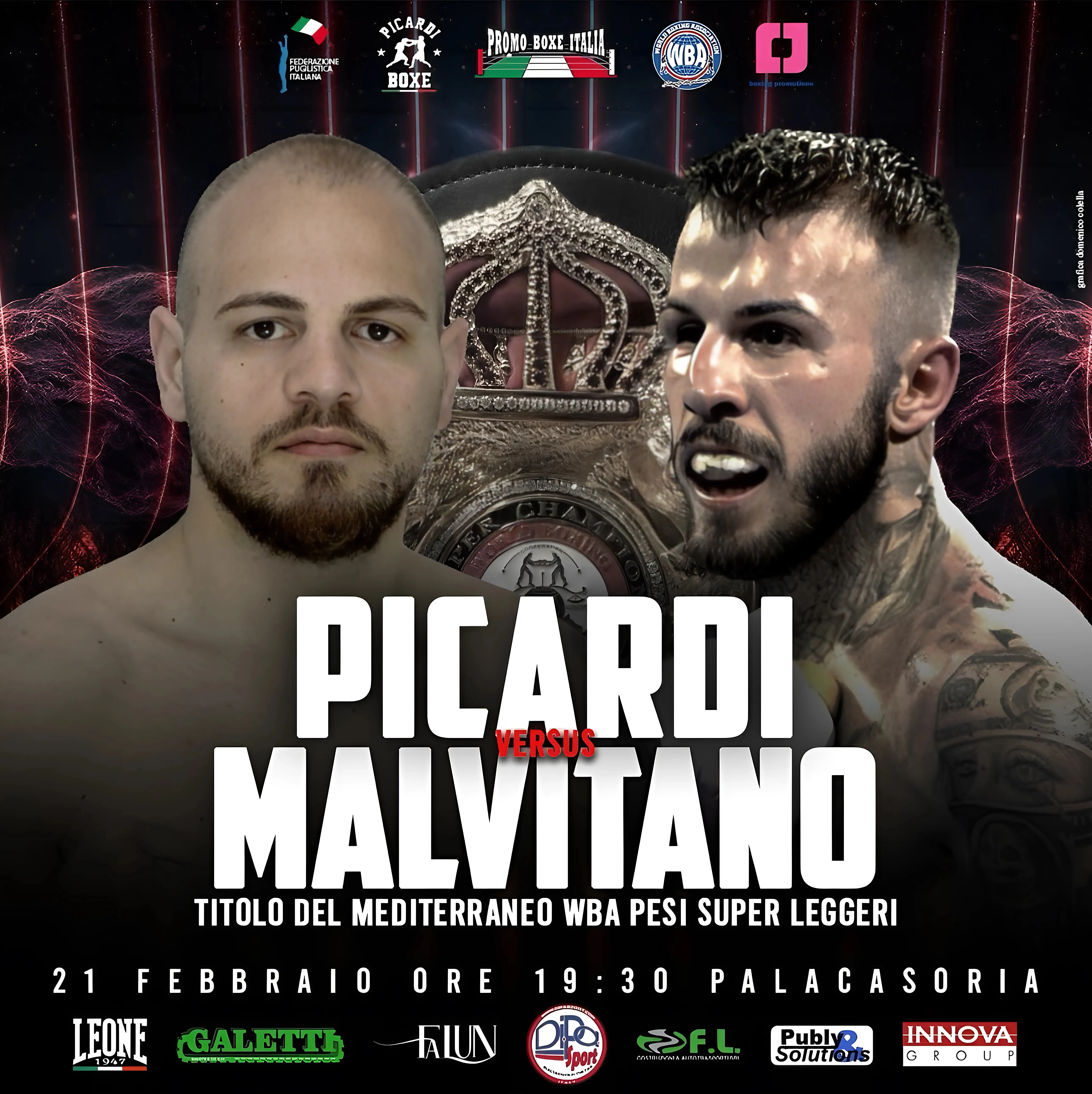 Picardi and Malvitano to clash for the WBA Mediterranean belt trucc