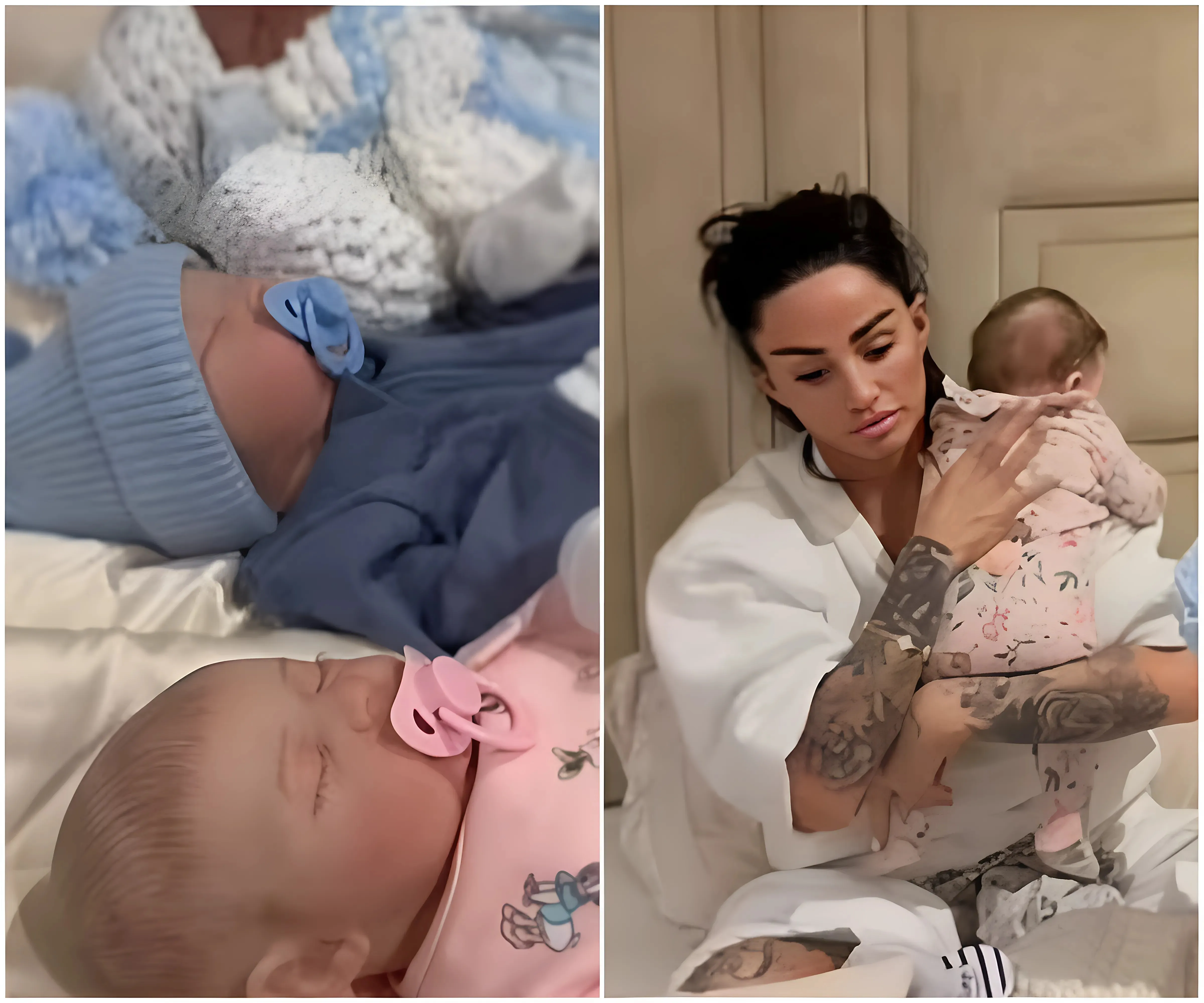 Katie Price introduces fans to her 'three newborns' as she shows off her hyper-realistic Reborn dolls in YouTube video with boyfriend JJ Slater - suong