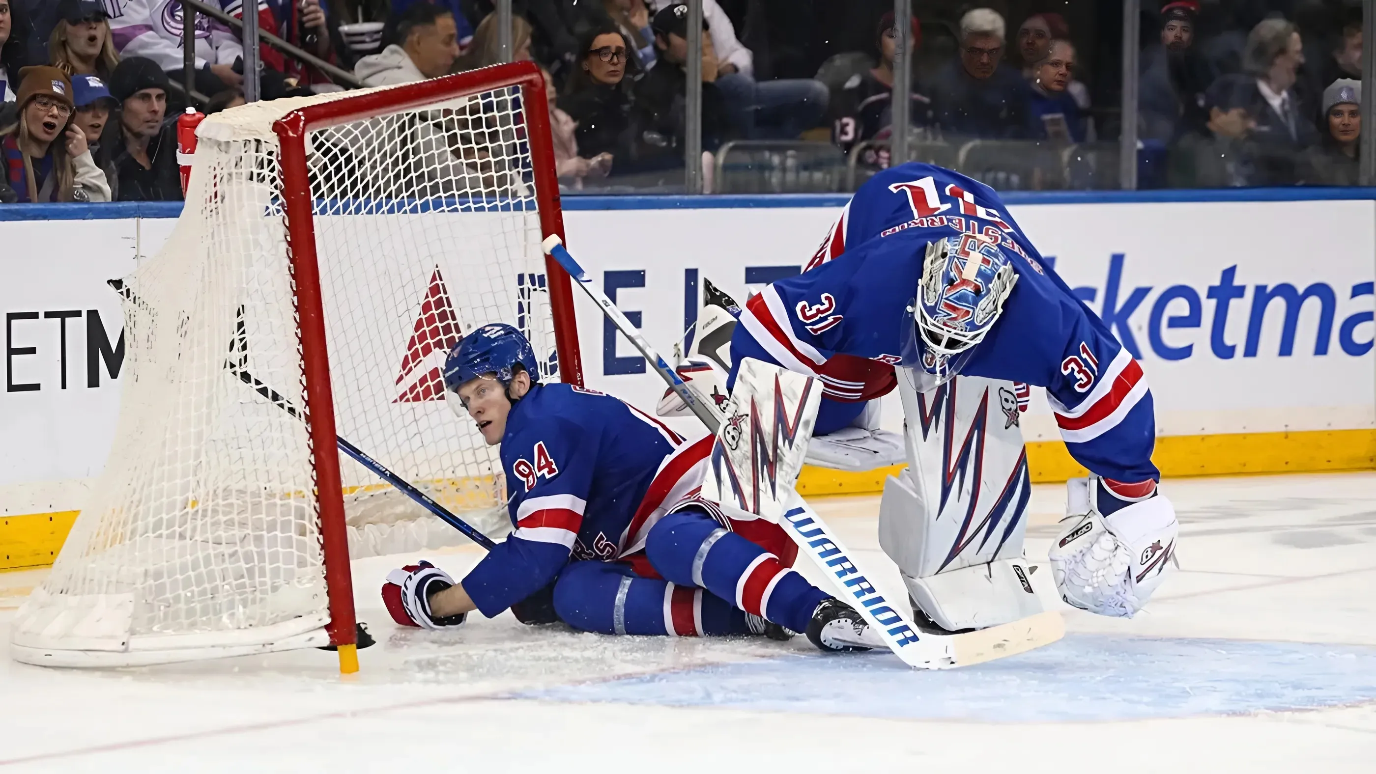 Vincent Trocheck's shootout goal, Igor Shesterkin's 27 saves lift Rangers over Blue Jackets