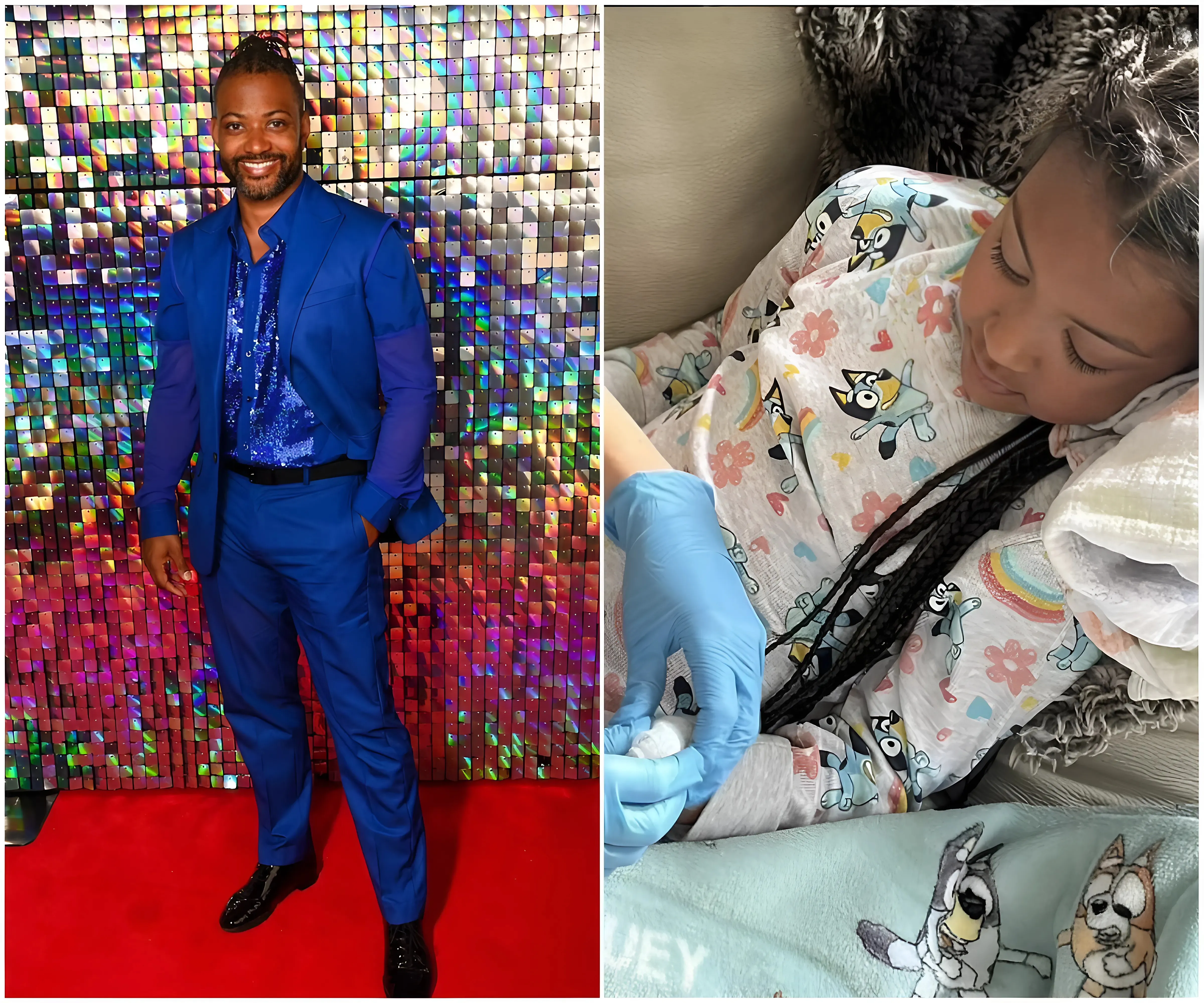 JB Gill's wife Chloe rushes daughter to A&E after 'gut feeling' as Strictly star kicks off the first day of tour - suong