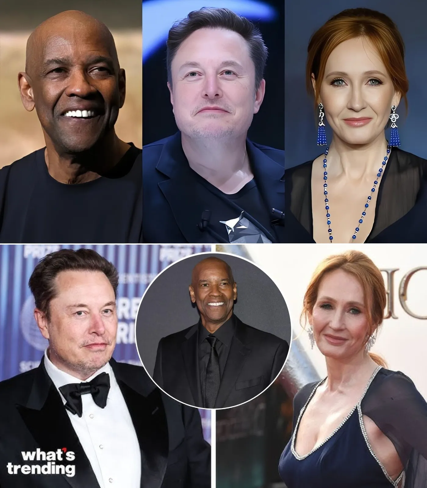 Denzel Washington and J.K. Rowling Join Forces to Expose Hollywood Scandals