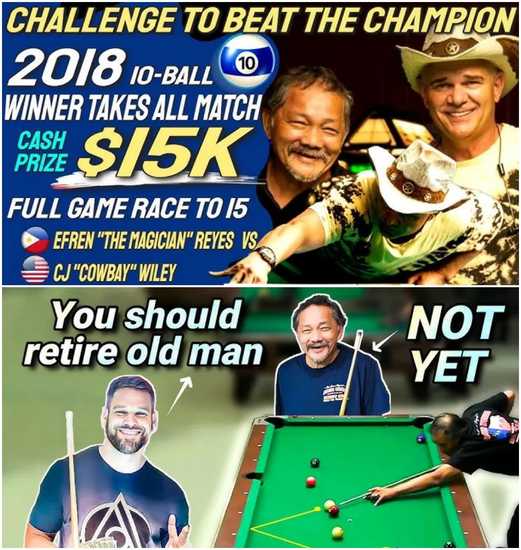 He Thought the 65-Year Old EFREN REYES is an EASY WIN