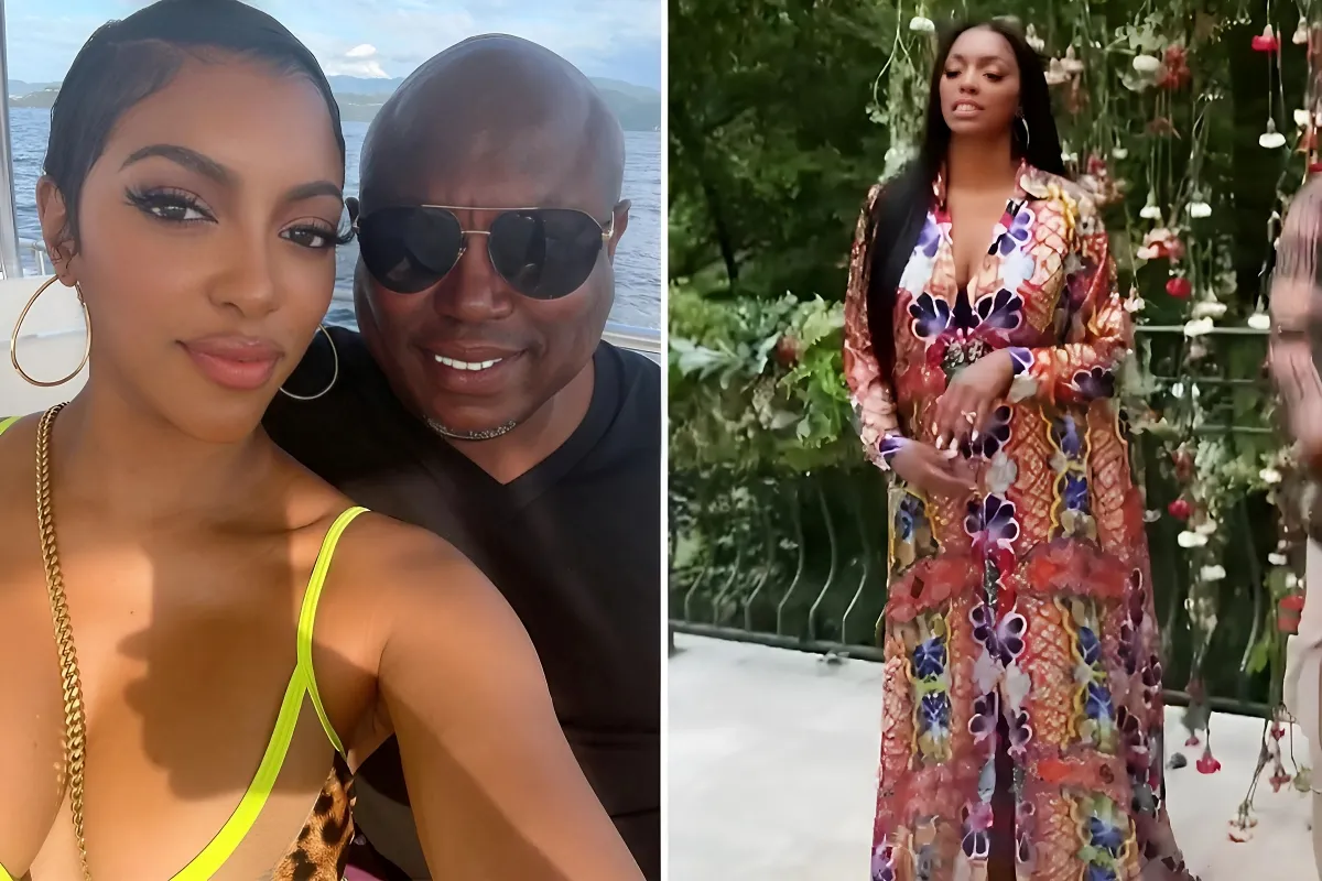 RHOA fans think Porsha Williams is PREGNANT with pal Falynn Guobadia’s ex Simon’s baby as she rubs belly in new video