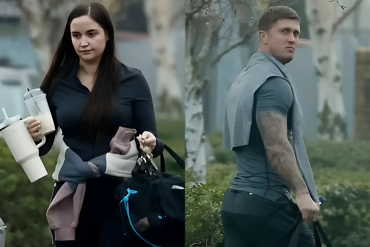 Jacqueline Jossa and husband Dan Osborne look downcast as they head to the gym amid split rumours - after 'selling their £2million forever home' liennhi