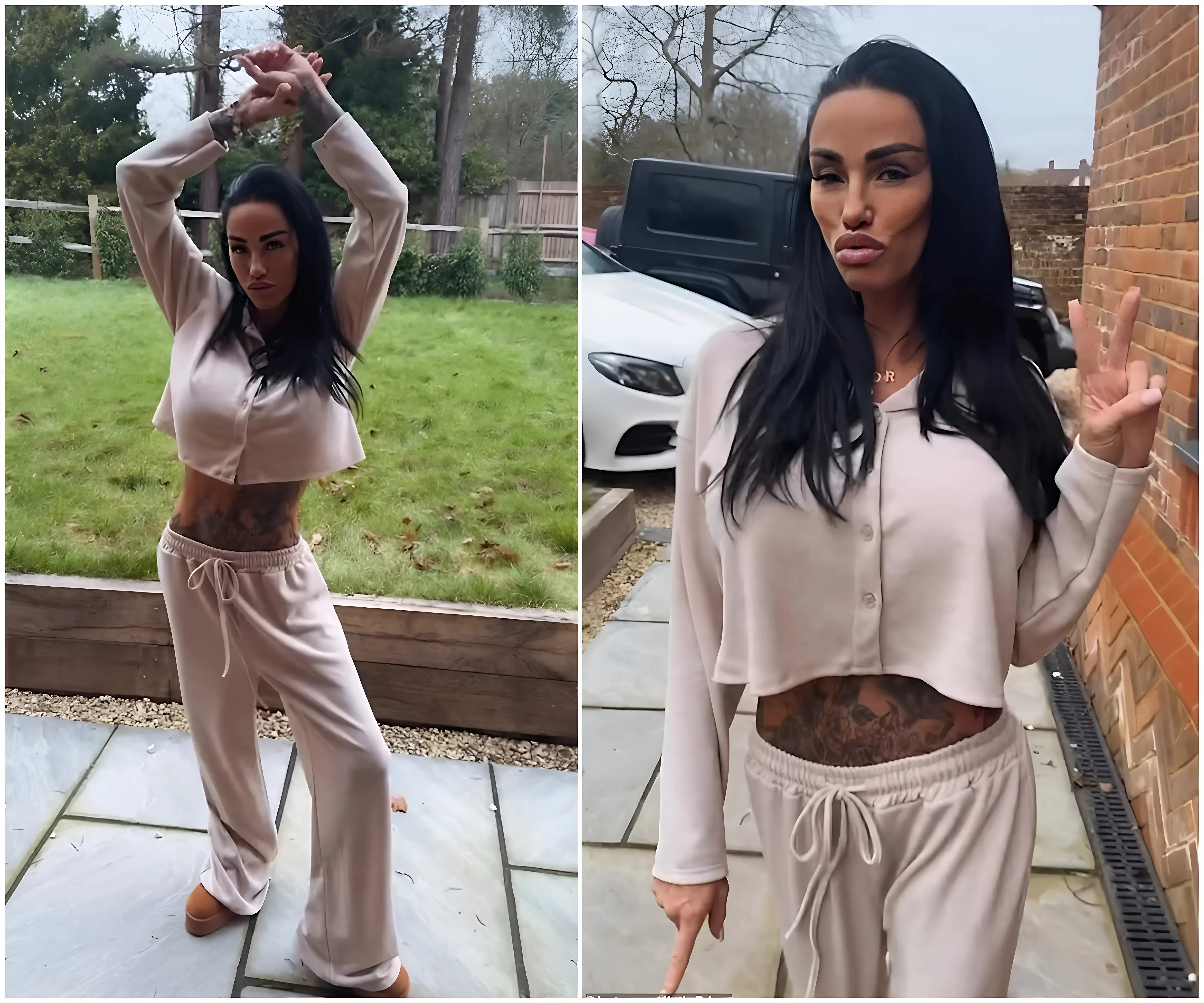 Katie Price responds to questions about Ozempic use after sparking fan concern with drastic weight loss after dancing around in a crop top - suong