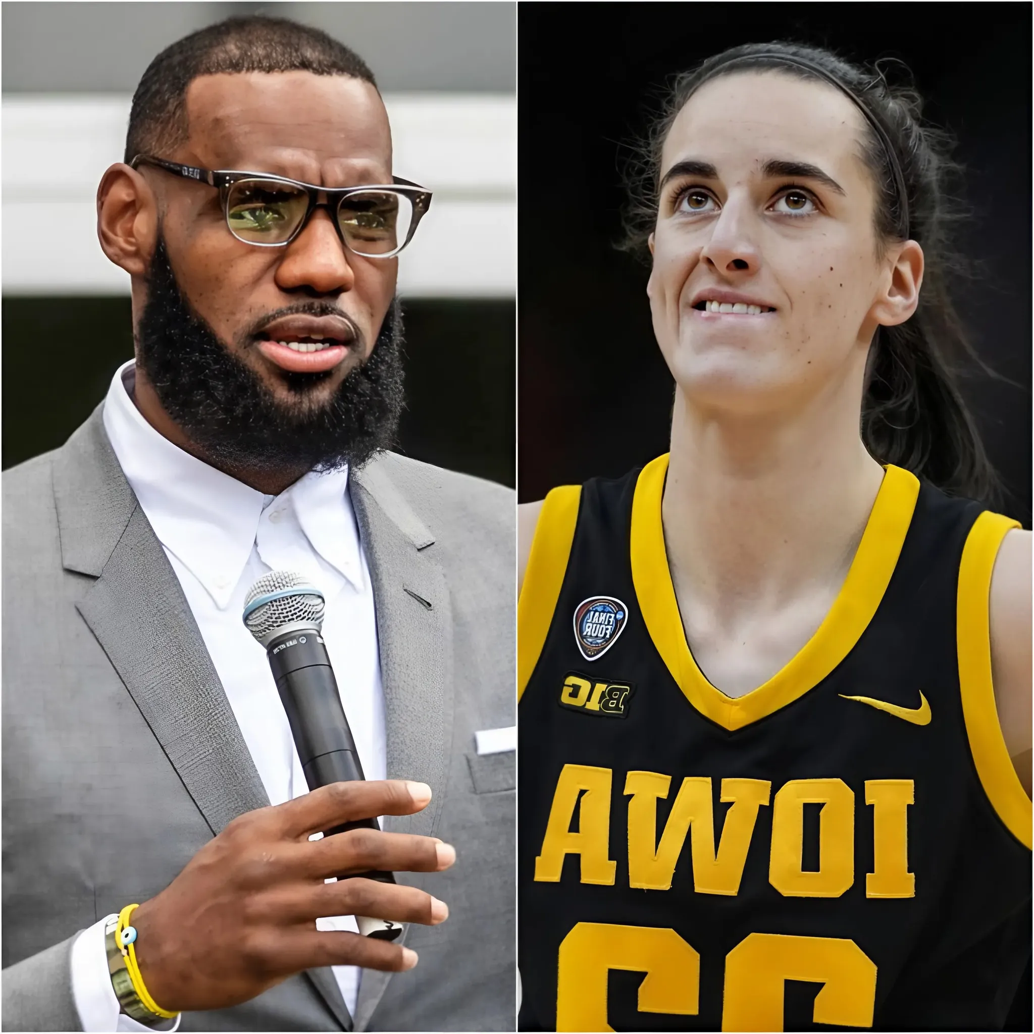 LeBron James Sparks Controversy Over Bronny vs. Caitlin Clark Matchup