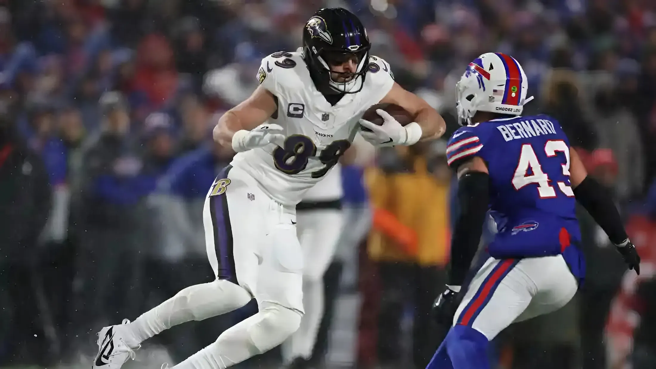 Bills Fans Make Gesture to Ravens Mark Andrews After Playoff Drop