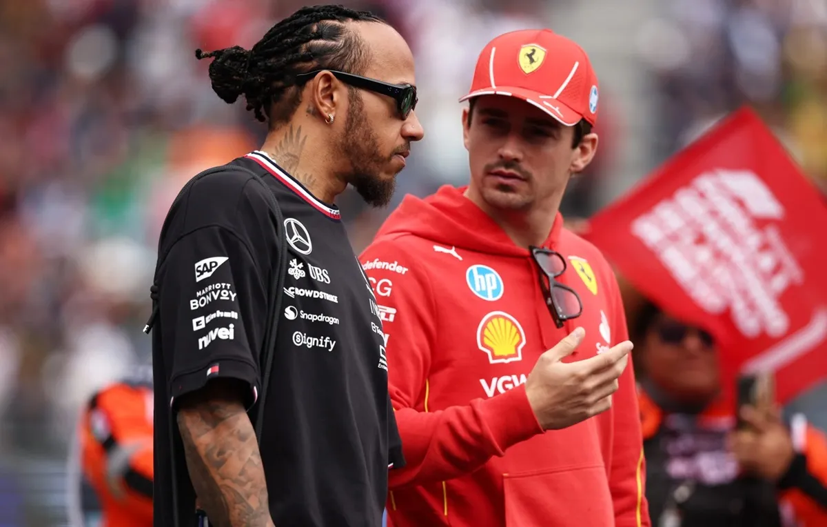 Lewis Hamilton has already surpassed Charles Leclerc's Ferrari record with bombshell arrival