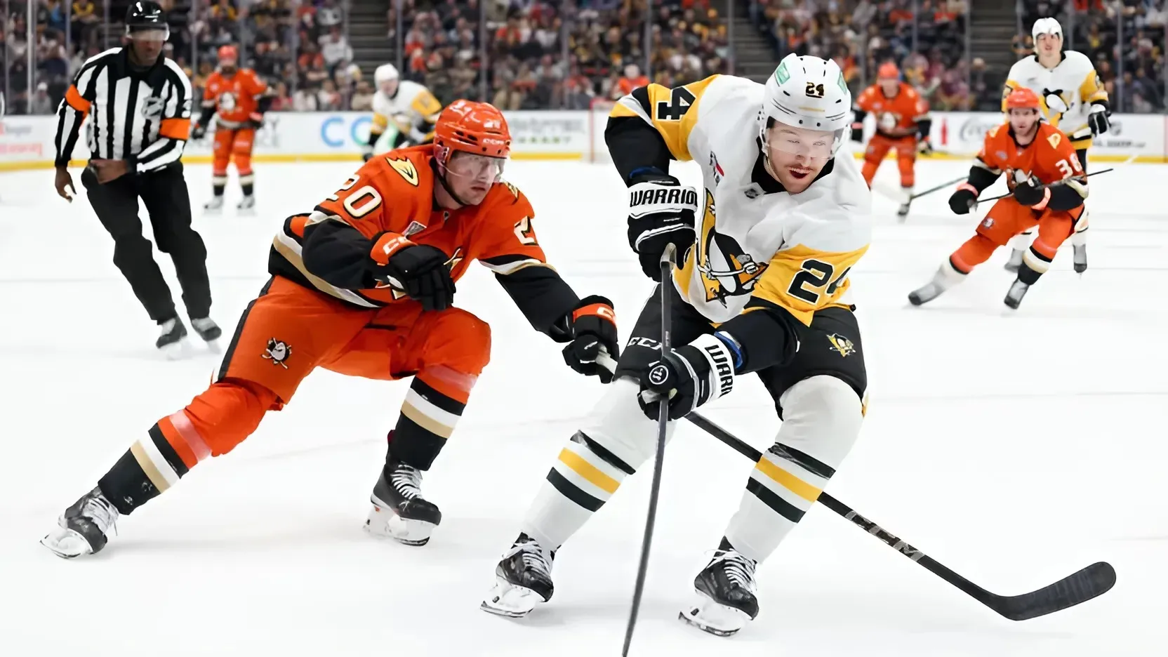 Penguins Lose Rust in Loss to Anaheim