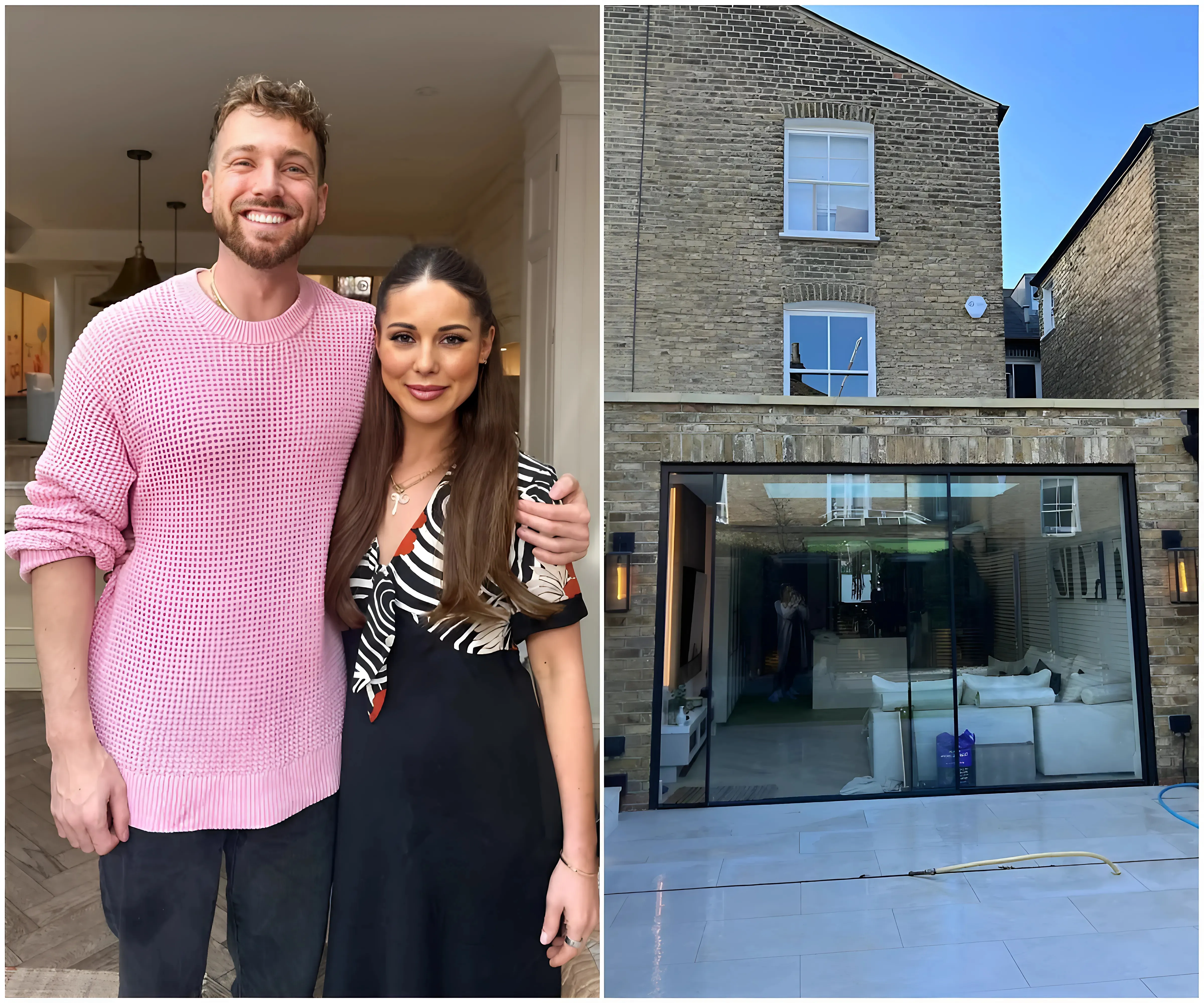 Louise Thompson ordered to TEAR DOWN part of £2.5m mansion as she and Sam get locked in row over side-by-side homes - suong