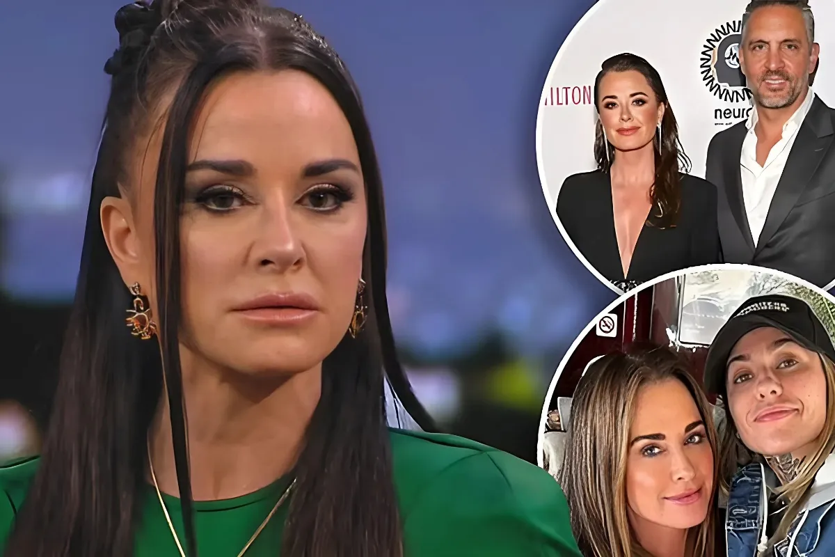 Kyle Richards tears up as she addresses Mauricio Umansky cheating rumors... before calling Morgan Wade 'hot' when grilled about lesbian romance on RHOBH reunion finale - lulu